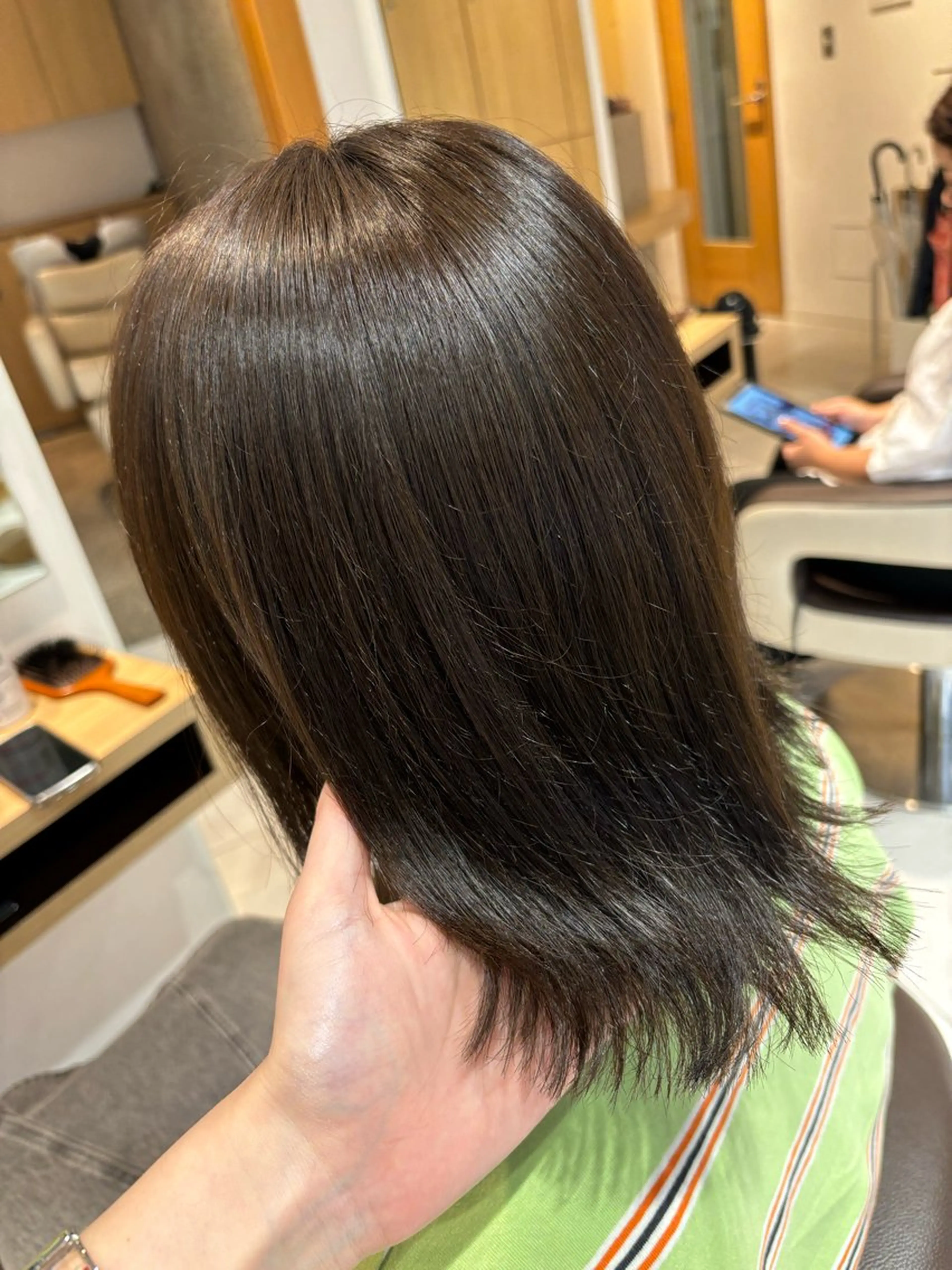 ミディアム カラー カット ヘアカラー トリートメント 竹内 裕香🫧 hairdo千葉中央のヘアスタイル