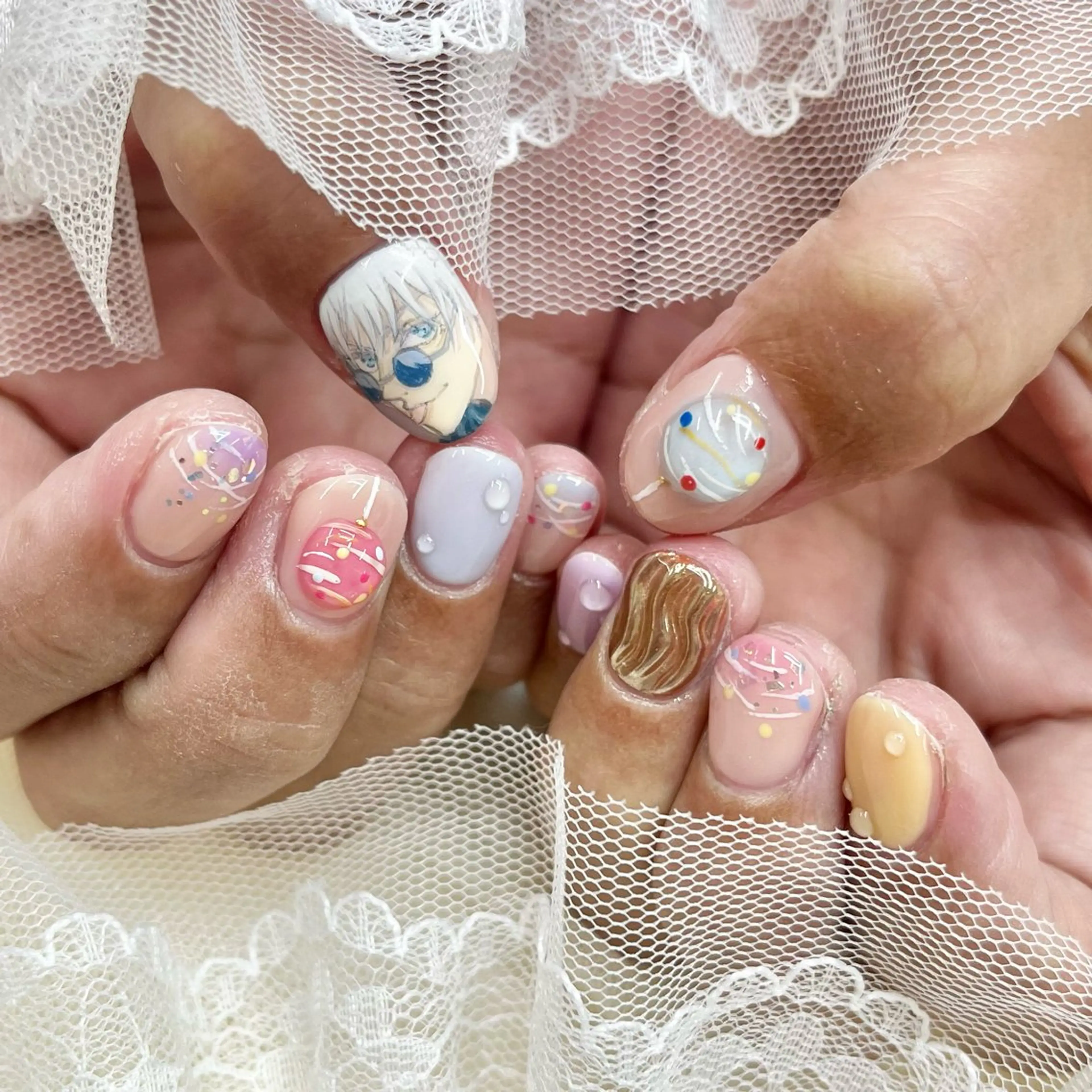 ネイル ハンドネイル 池袋痛ネイル Nok. 渡辺のネイルデザイン