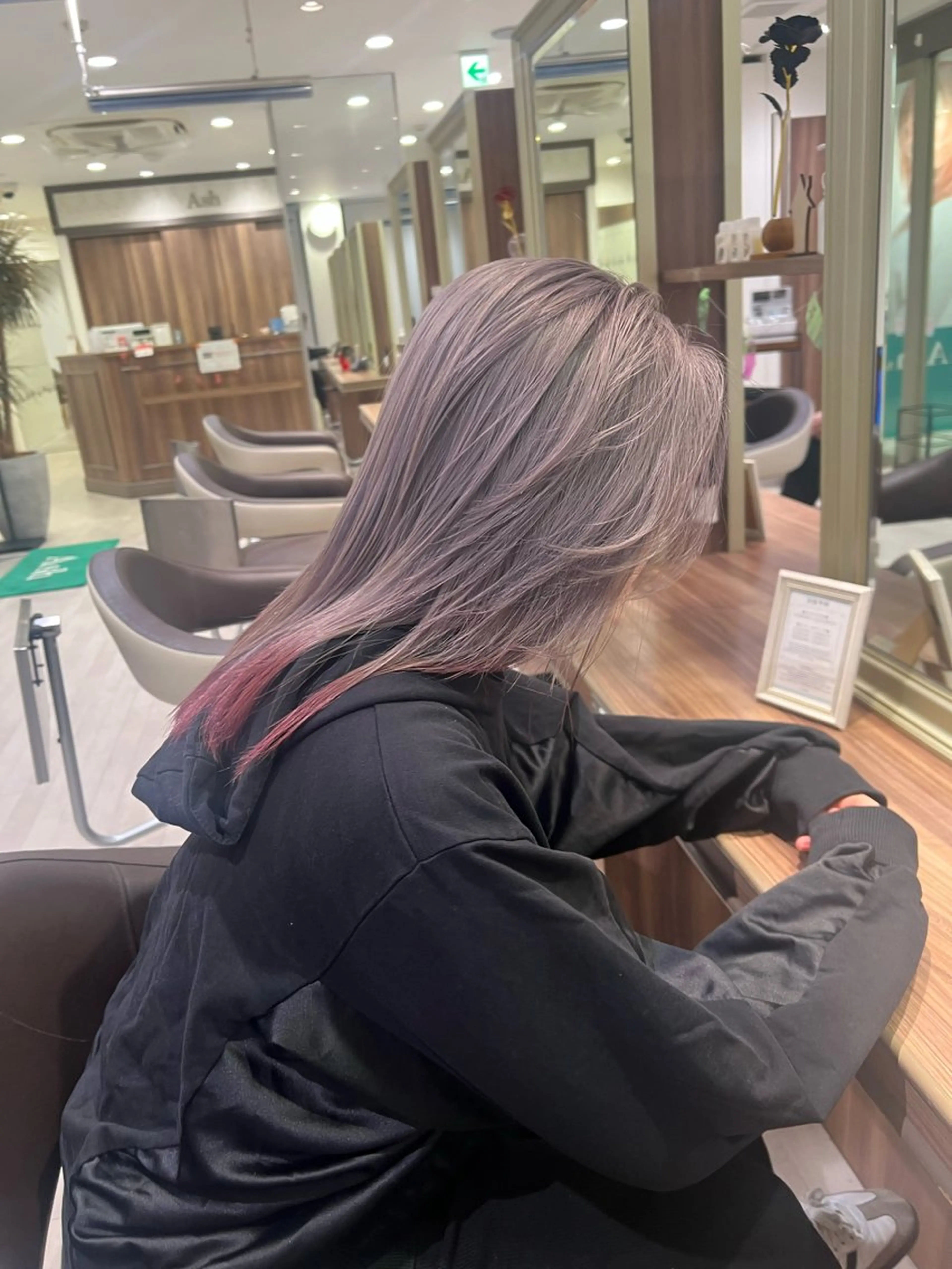 透明感ブリーチカラー✨️✨️🫧‪🫶🏻🤍➕カットの写真