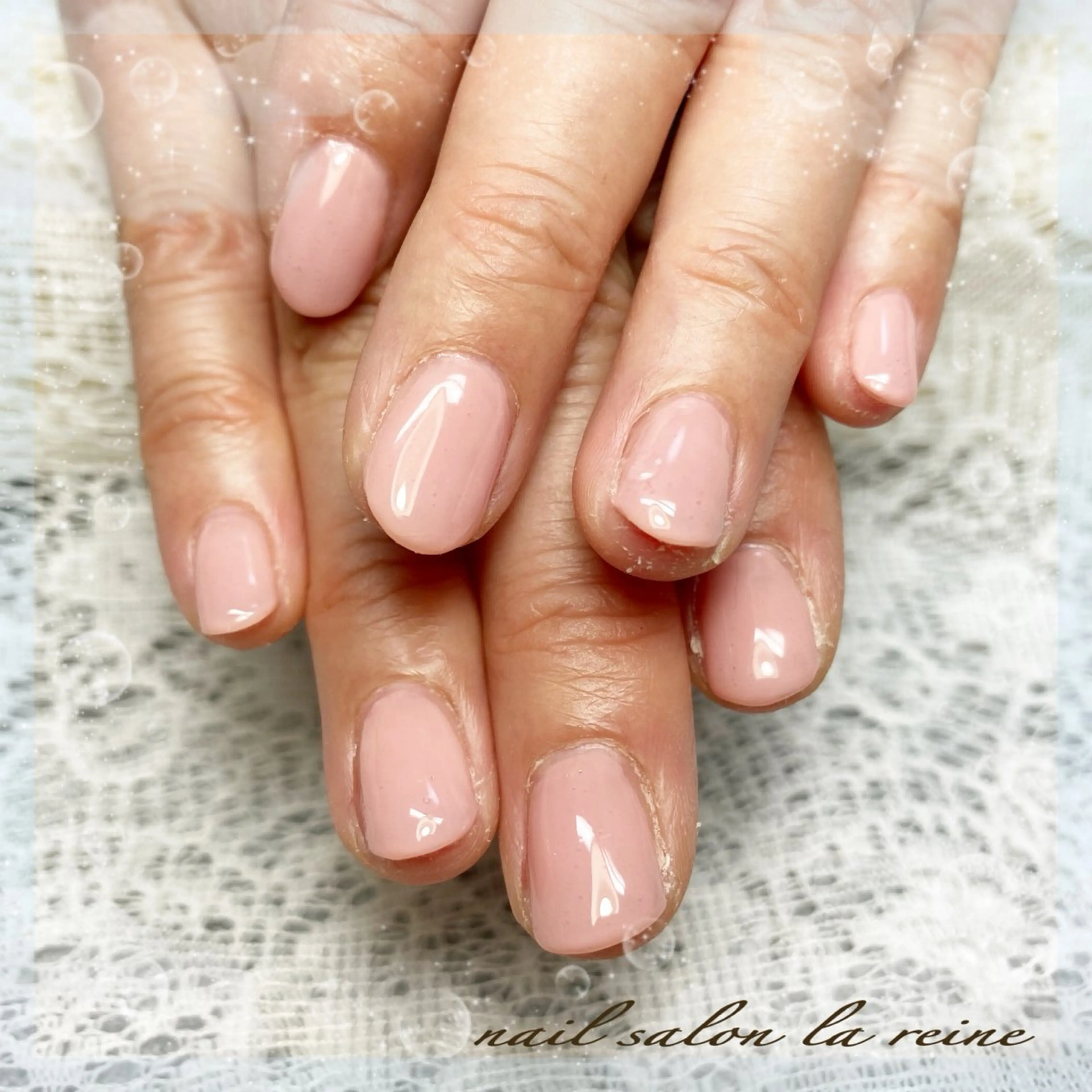 ネイル アートネイル ワンカラーネイル シンプルネイル nail salon la reineのネイルデザイン