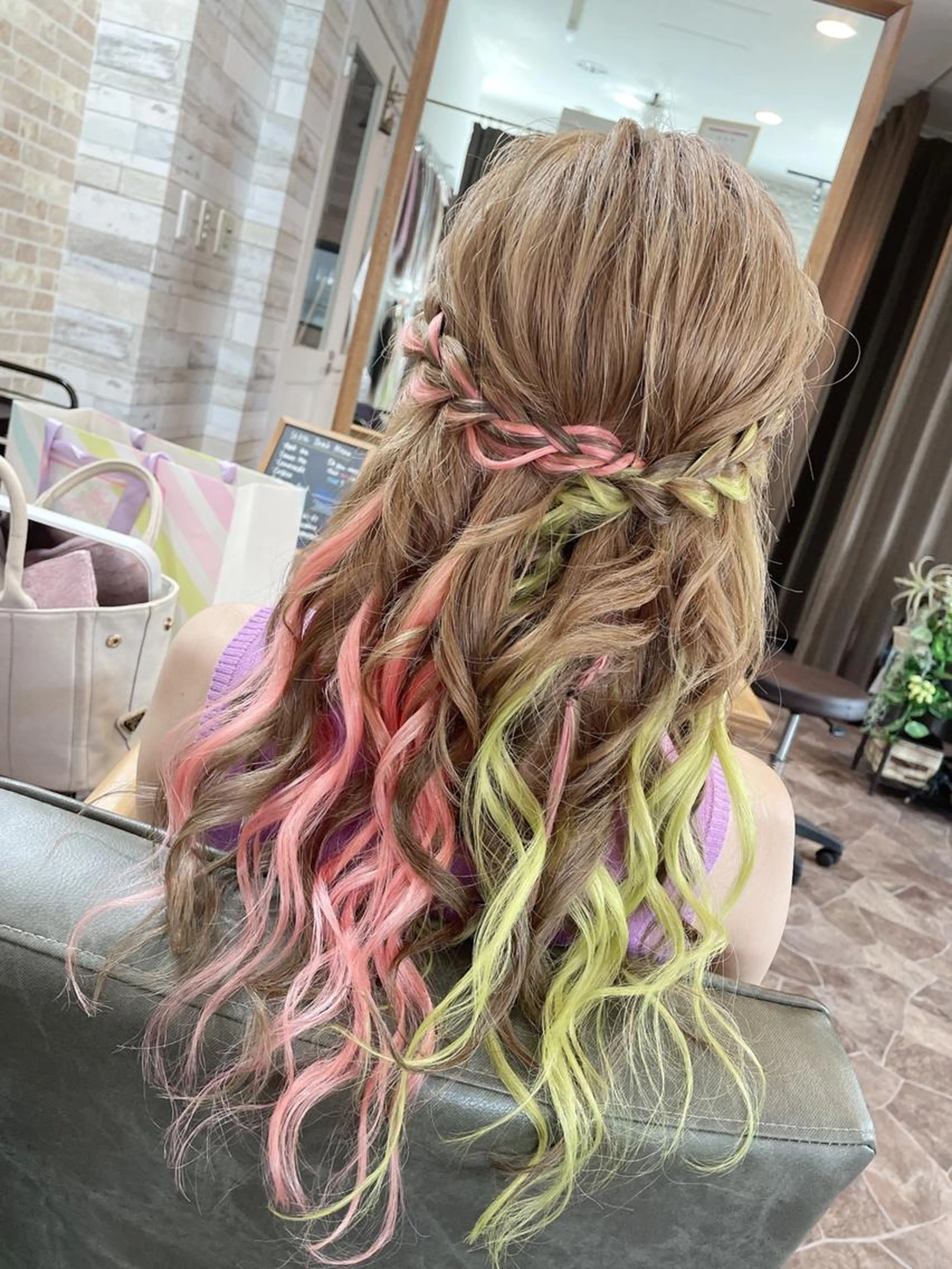 🐠［最高級ランク］🐠デザインカラー＋シールエクステ40本の写真