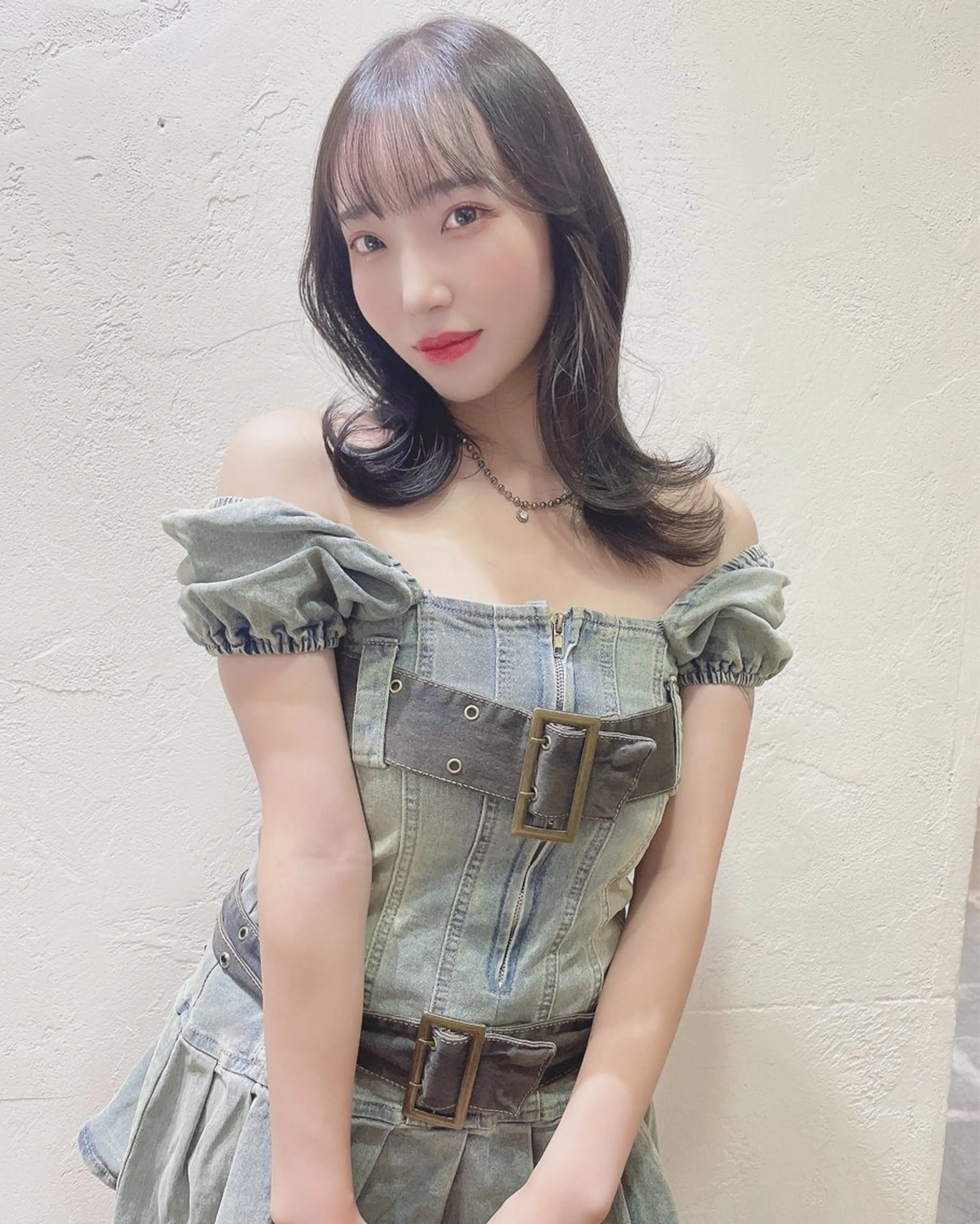 ミディアム 髪質改善 ヨシンモリ 韓国風ヘア レイヤーカット 縮毛矯正 カット ヘアカラー トリートメント 💜髪質改善💜韓国 レイヤー💜TAKUのヘアスタイル