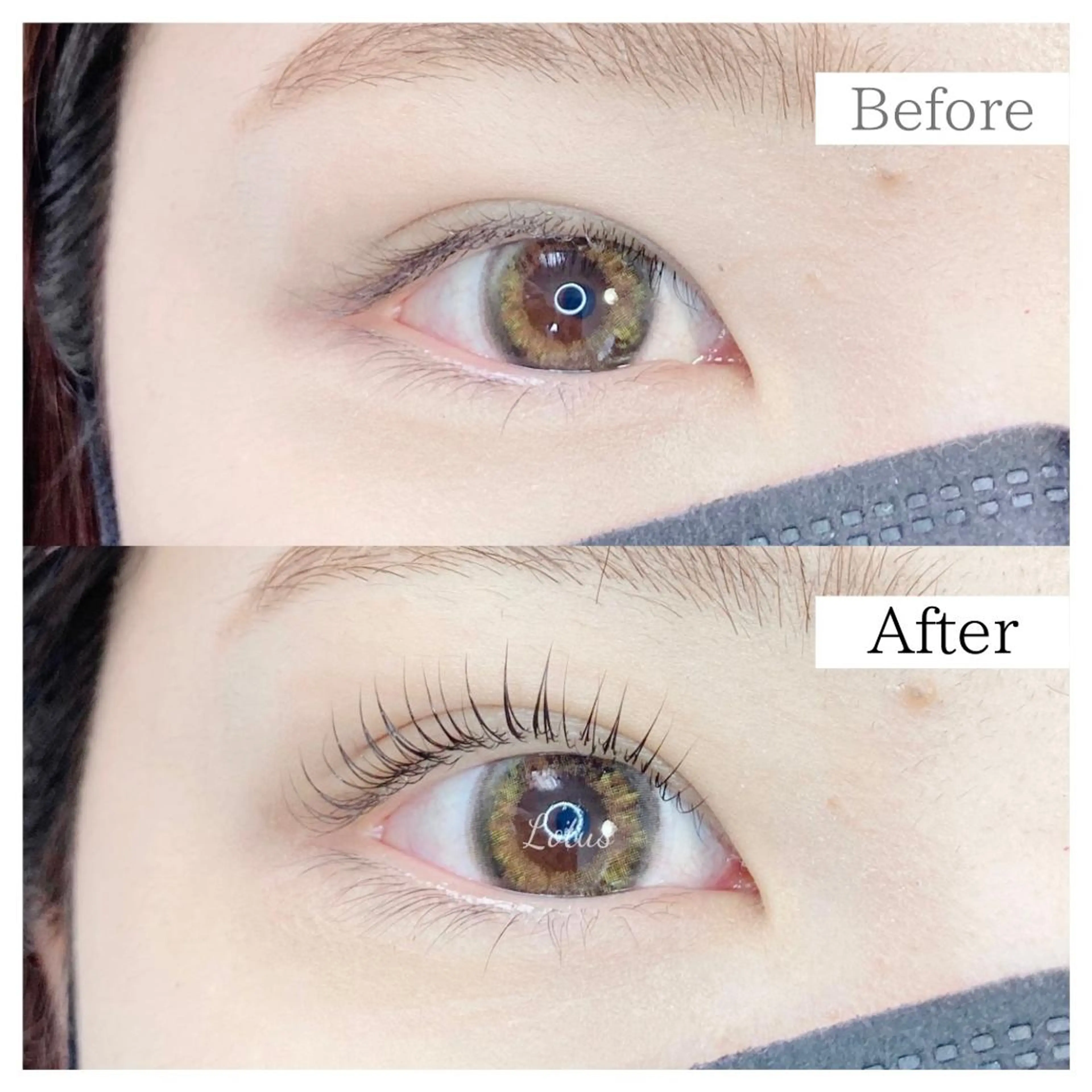 マツエク・マツパ 一重×まつ毛パーマ マツパ Lotus所属・Lotus ロータスのマツエク・マツパデザイン