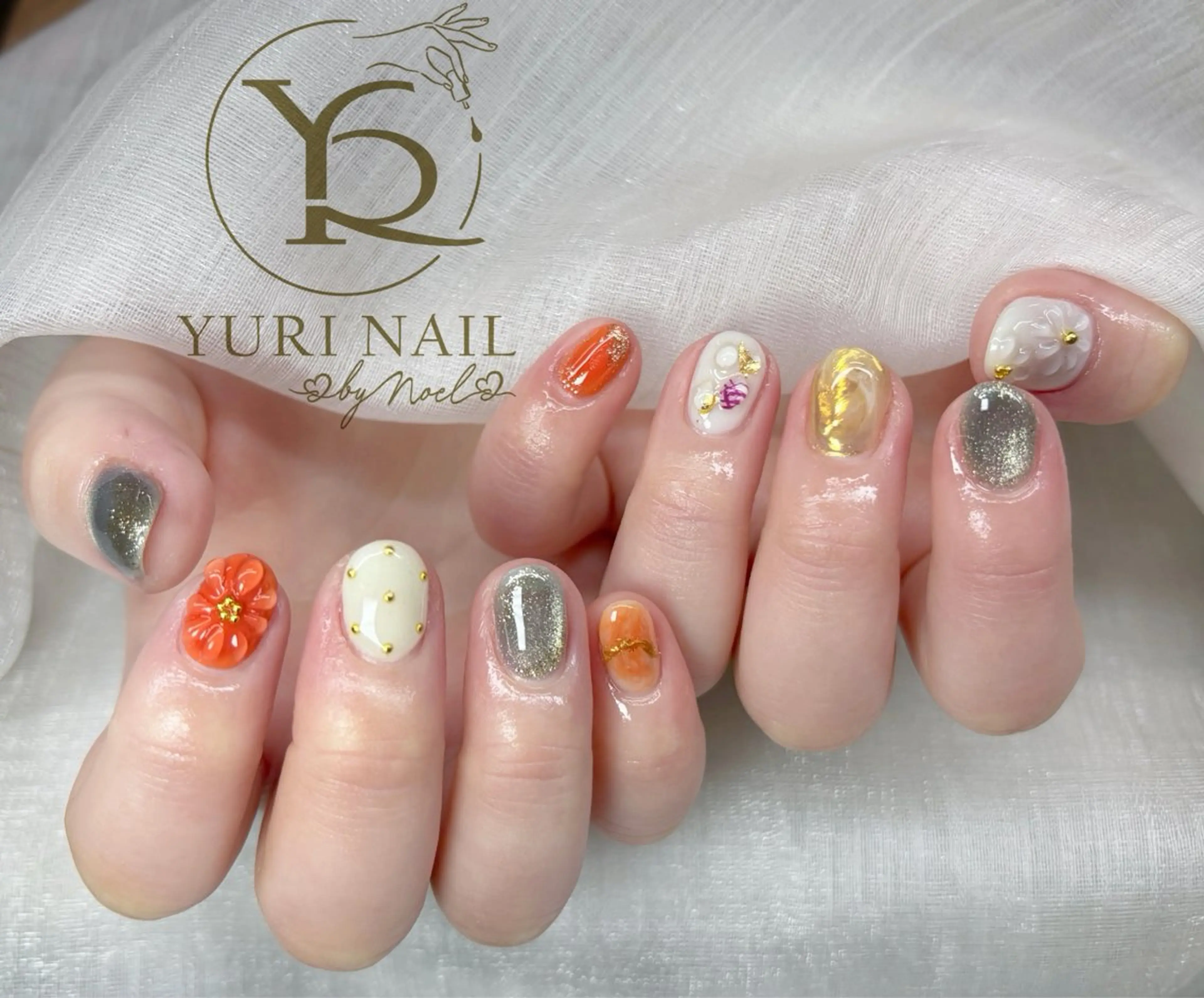 ネイル ハンドネイル フットネイル ハンドケア YURI Nail NARITAのネイルデザイン