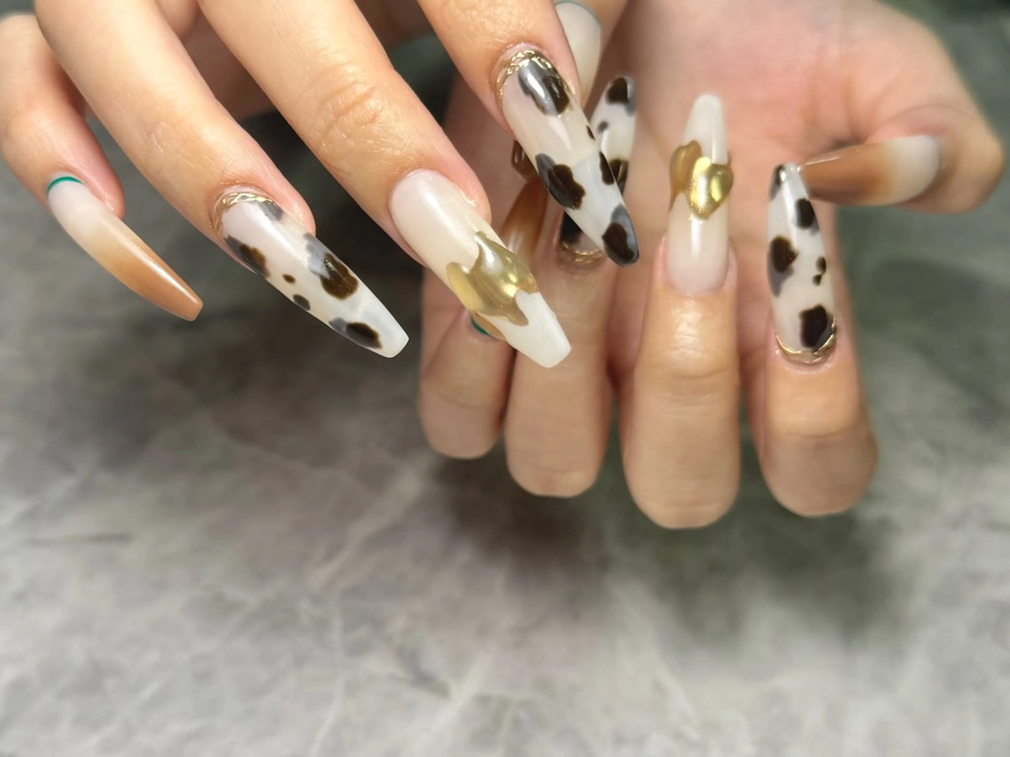 【オフなし】スカルプ💅🏽持ち込み画像(片手3本メイン)の写真