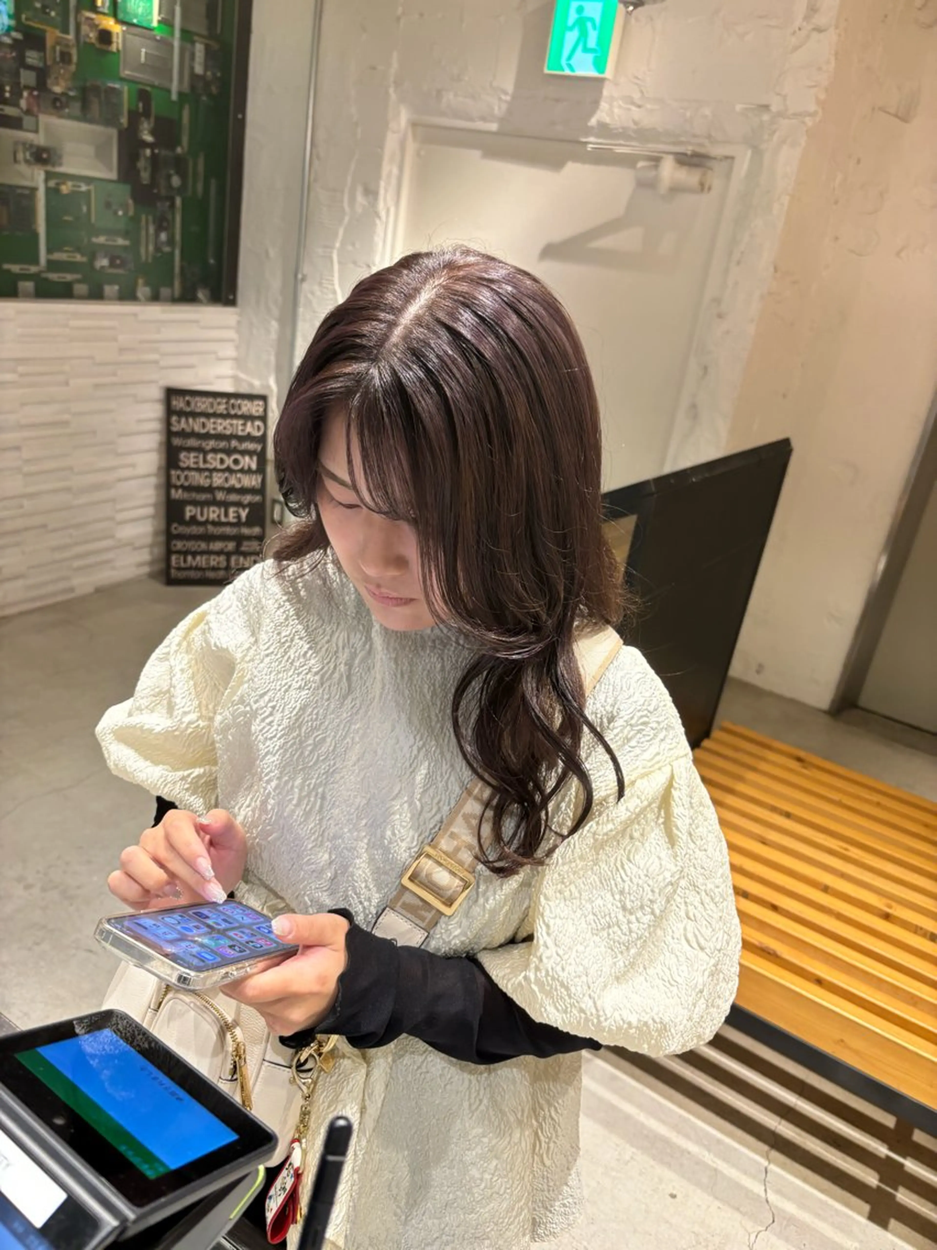 ミディアム カラー ヘアアレンジ パープルカラー ravens代表 🍀【ヒロム】🍀のヘアスタイル