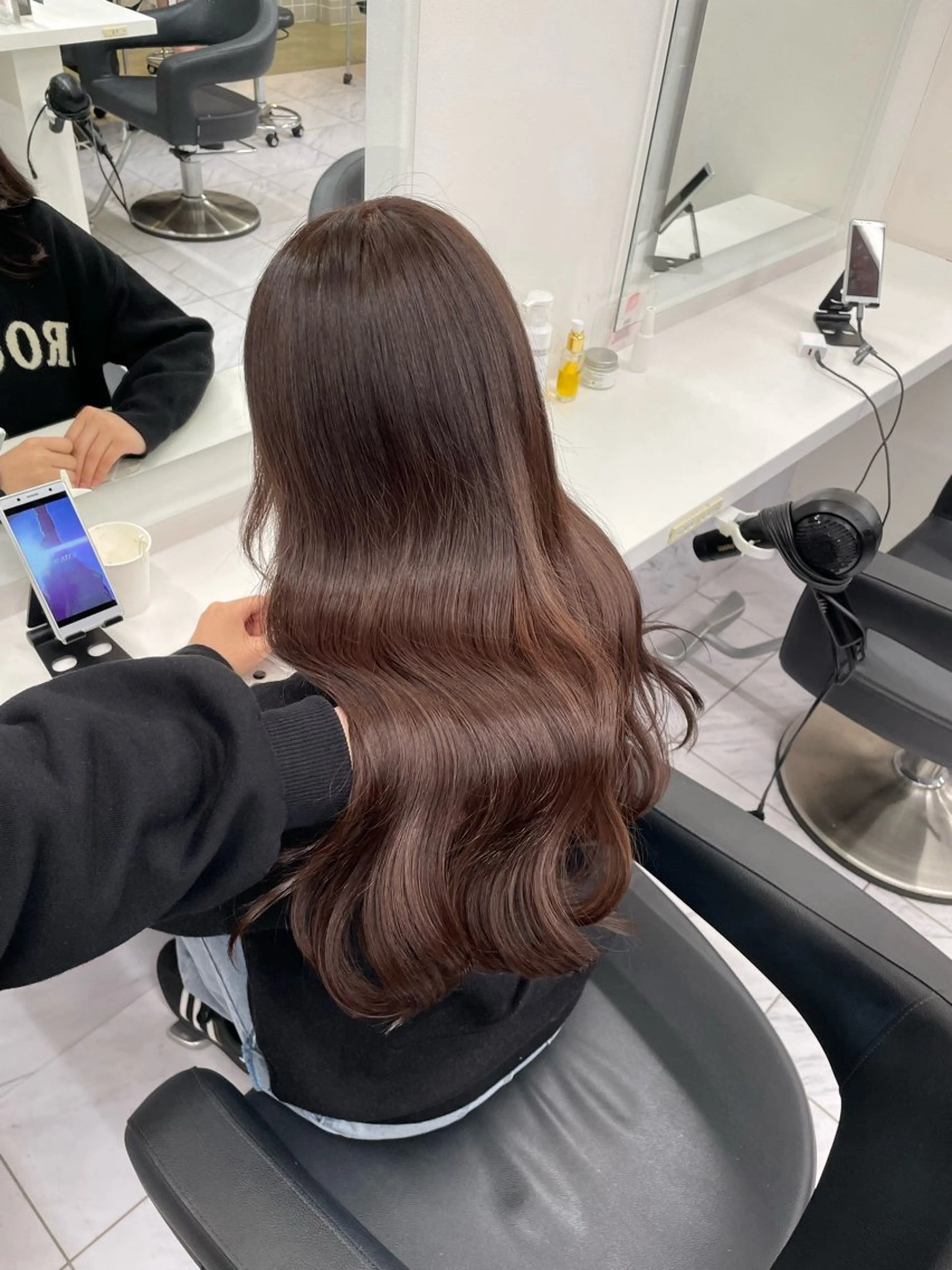 ロング カラー ヘアアレンジ ヘアカラー トリートメント ヘアセット 💗横浜美容室 💗HARUNAのヘアスタイル