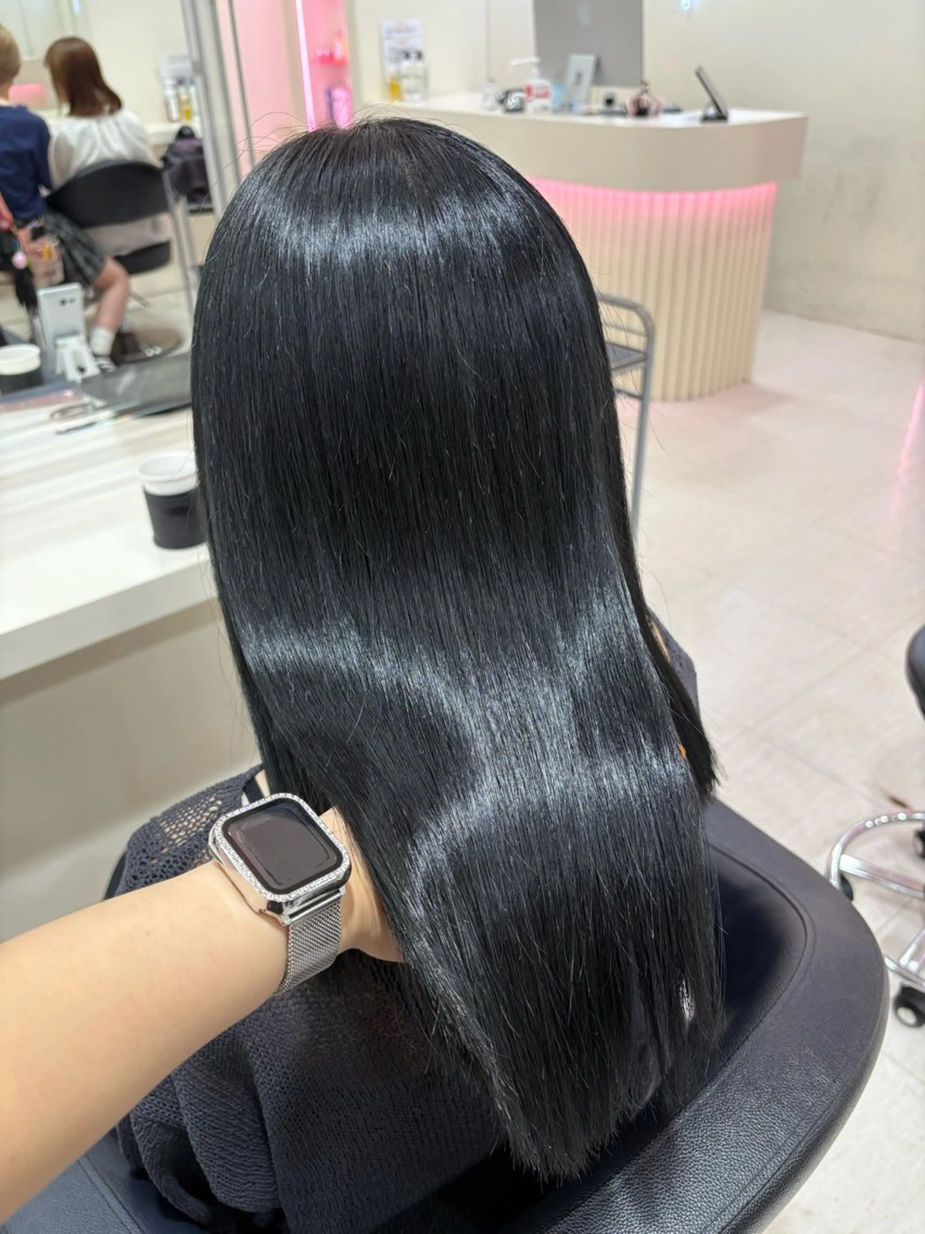 ミディアム カラー ヘアアレンジ 💟RINNA 艶カラー💟のヘアスタイル