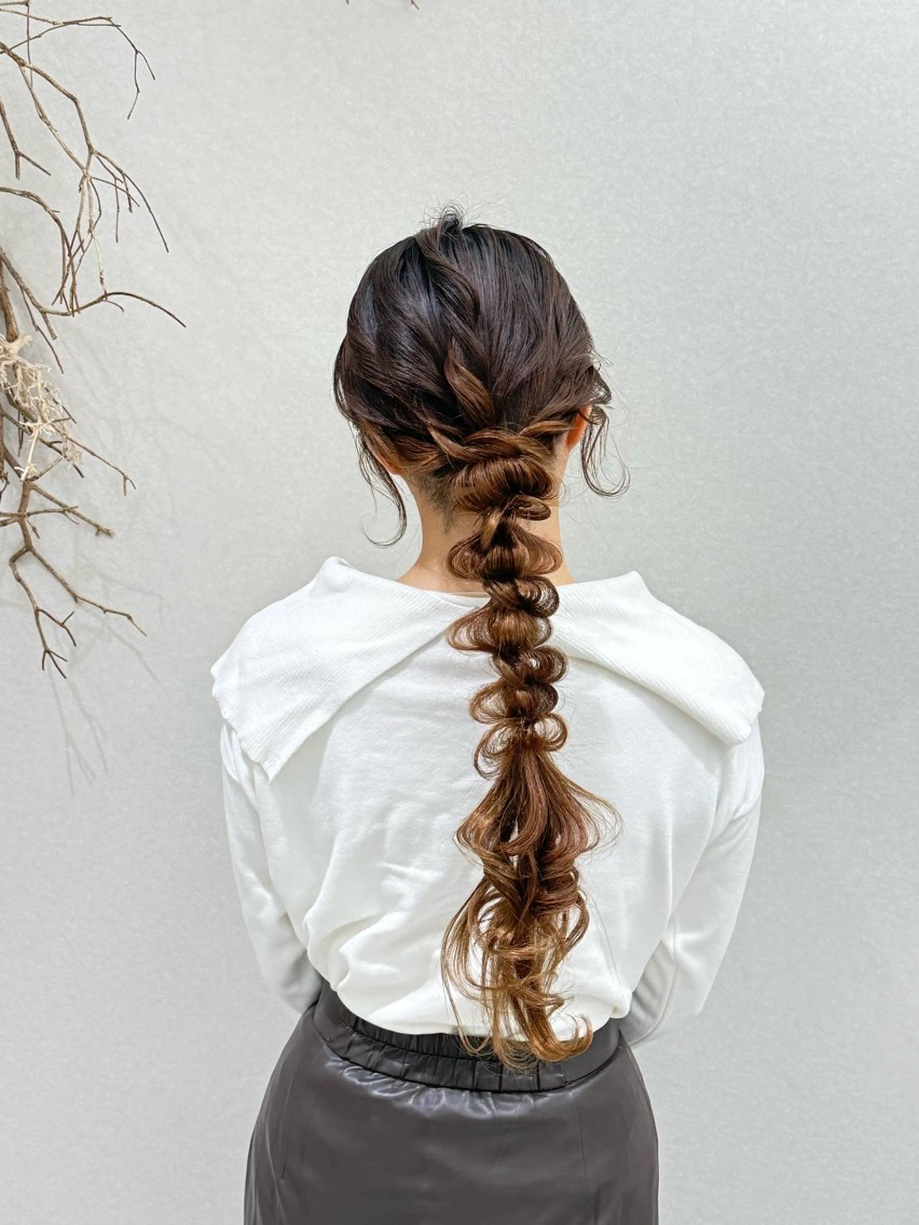 ロング 濱田 剛志のヘアスタイル