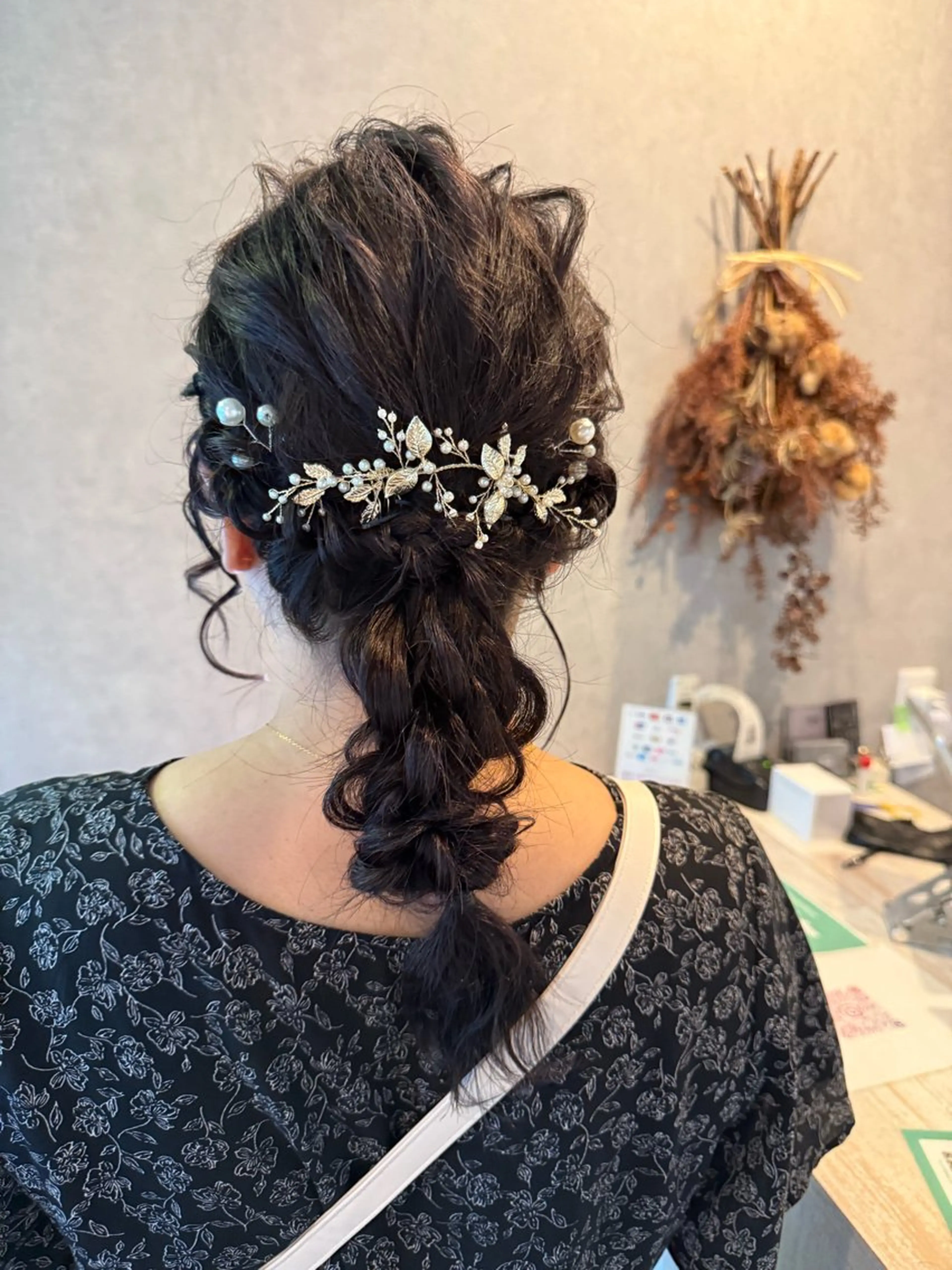 ヘアアレンジ ヘアセット Bish Yanaのヘアスタイル