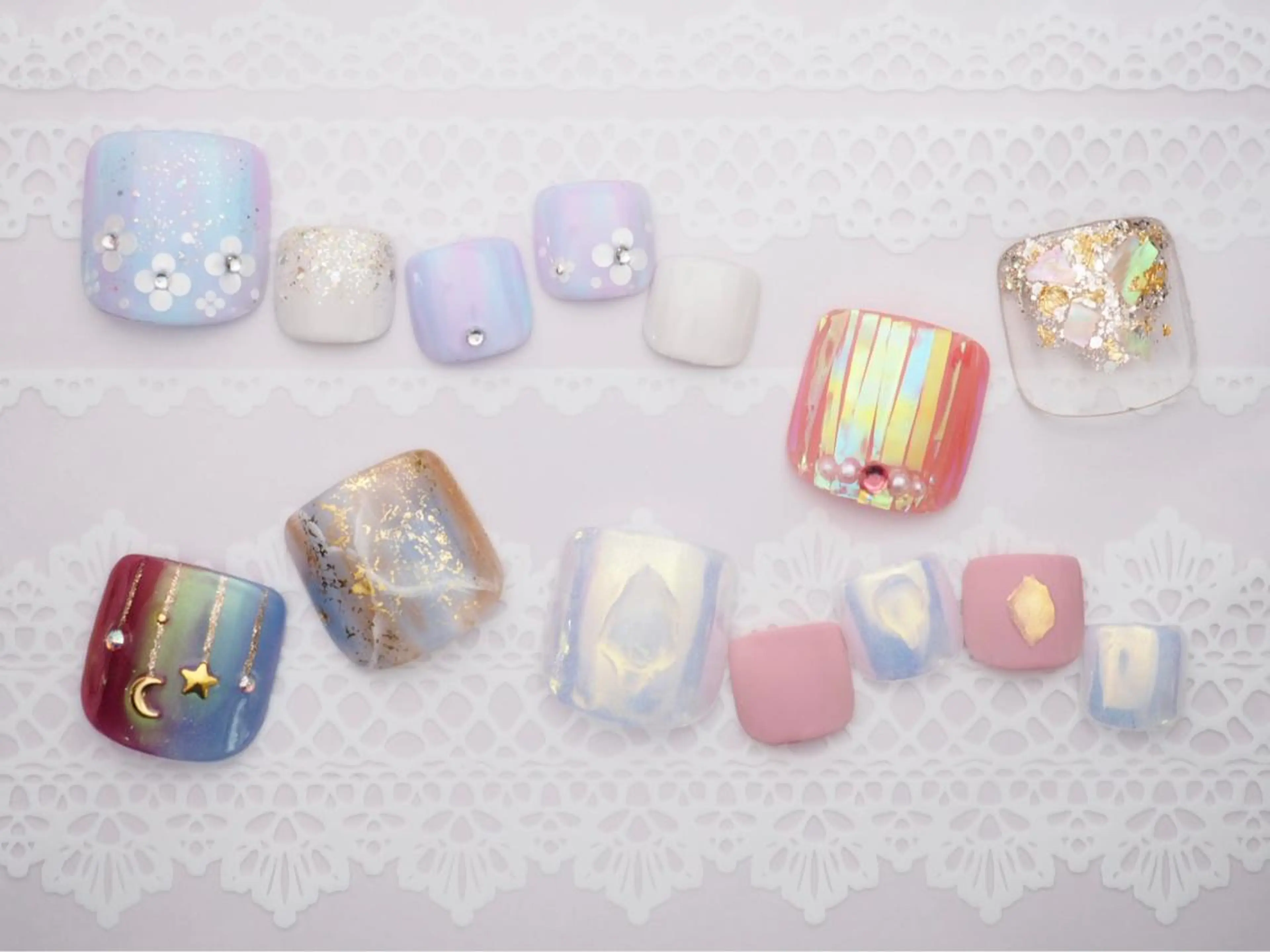 ネイル トップネイリスト Ribbon立川店のネイルデザイン