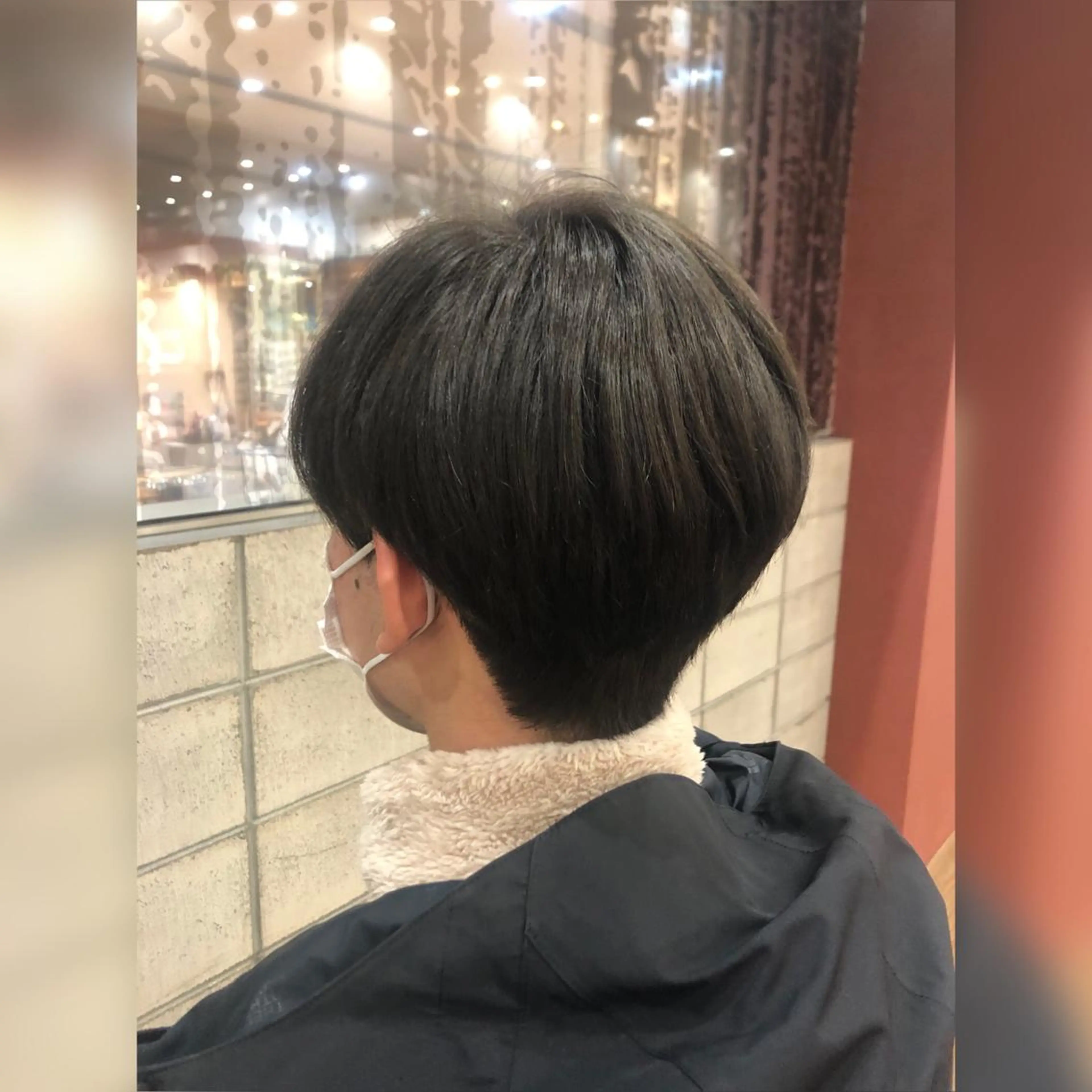 ショート カラー メンズ ダークグレー ダークグレージュ グレージュ ショート/レイヤー /札幌/小山内のヘアスタイル