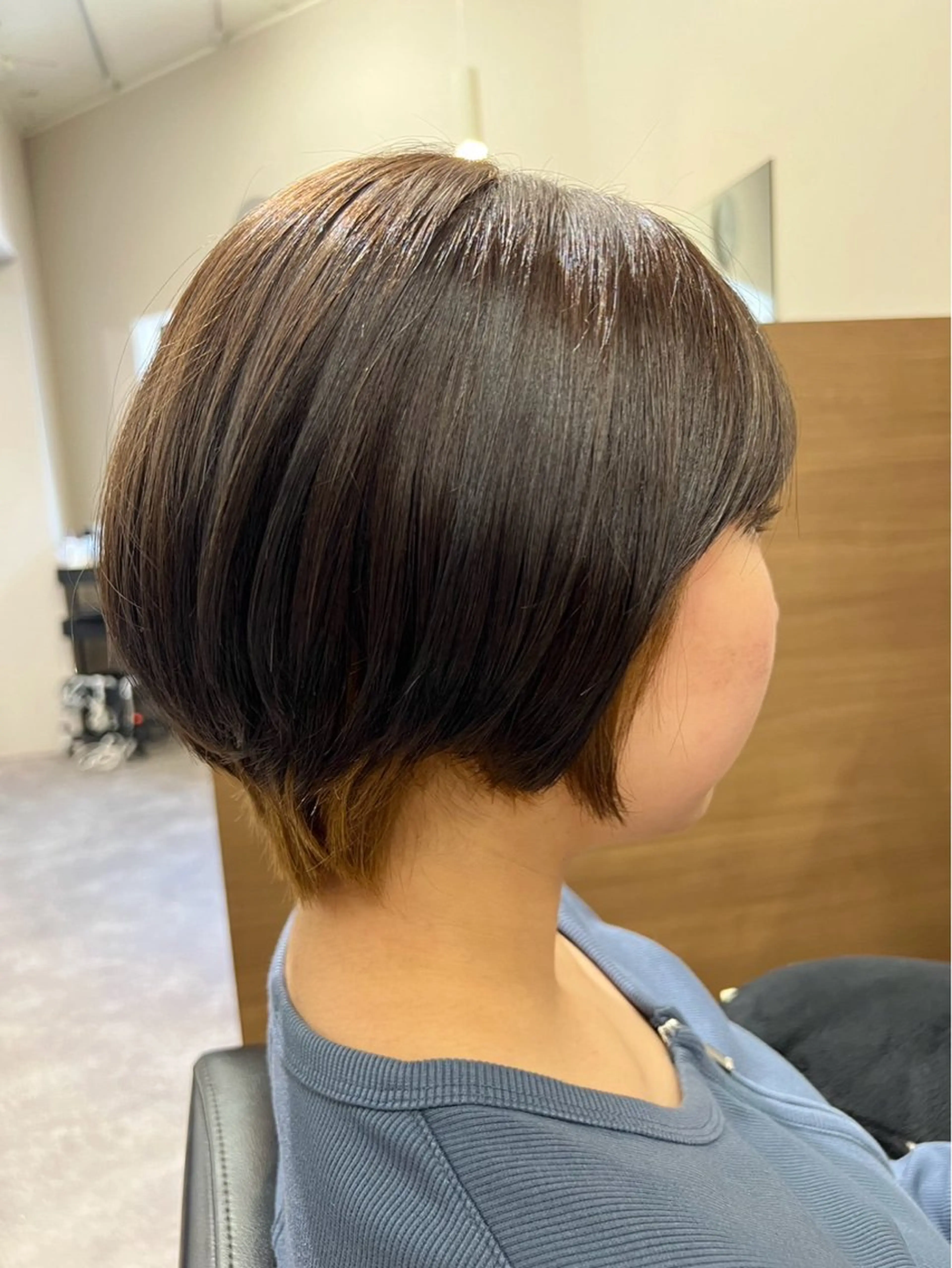ショート ショートボブカット /堀内波玲のヘアスタイル