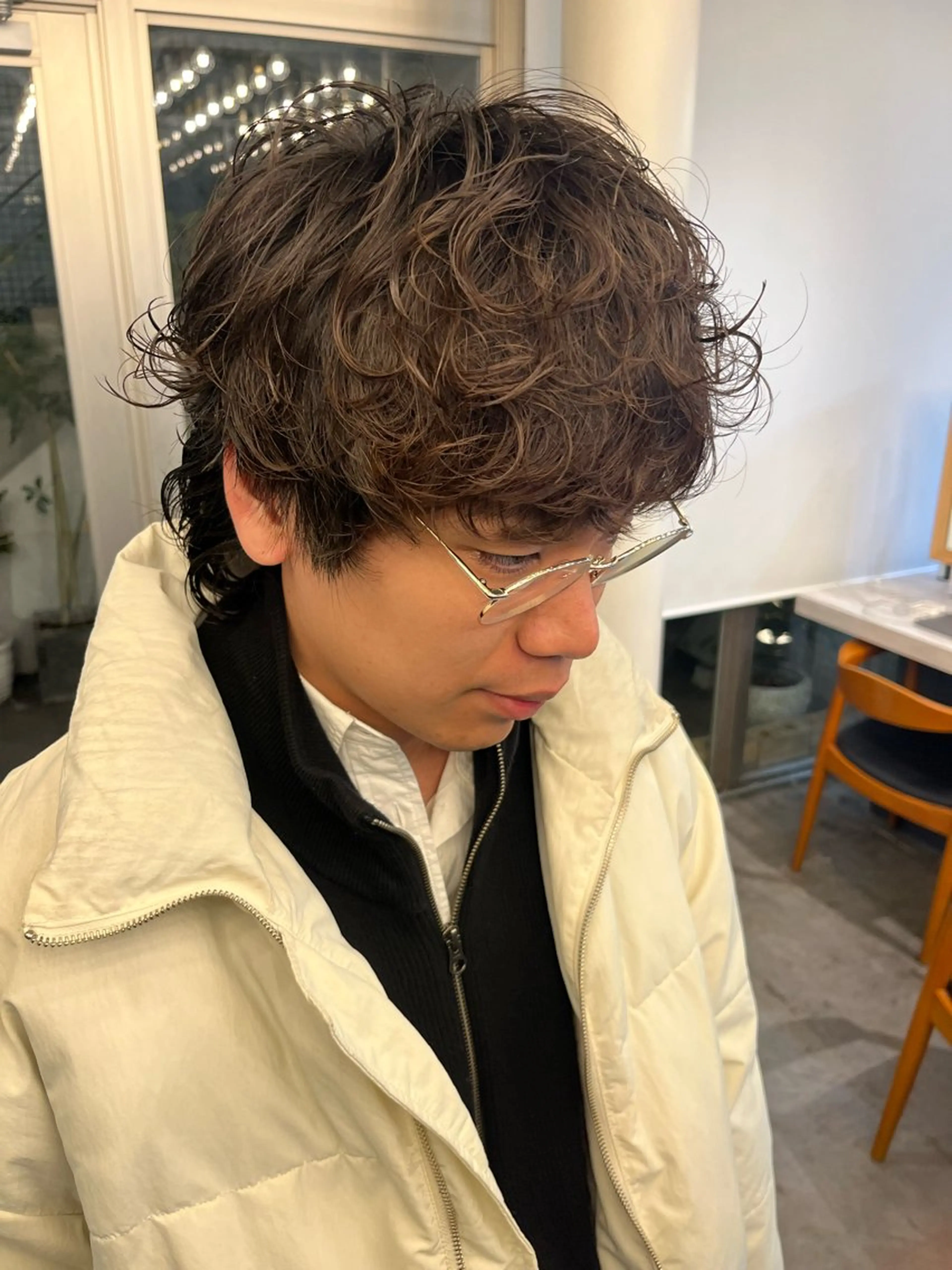 ミディアム レイヤー/パーマ sHOTAのヘアスタイル