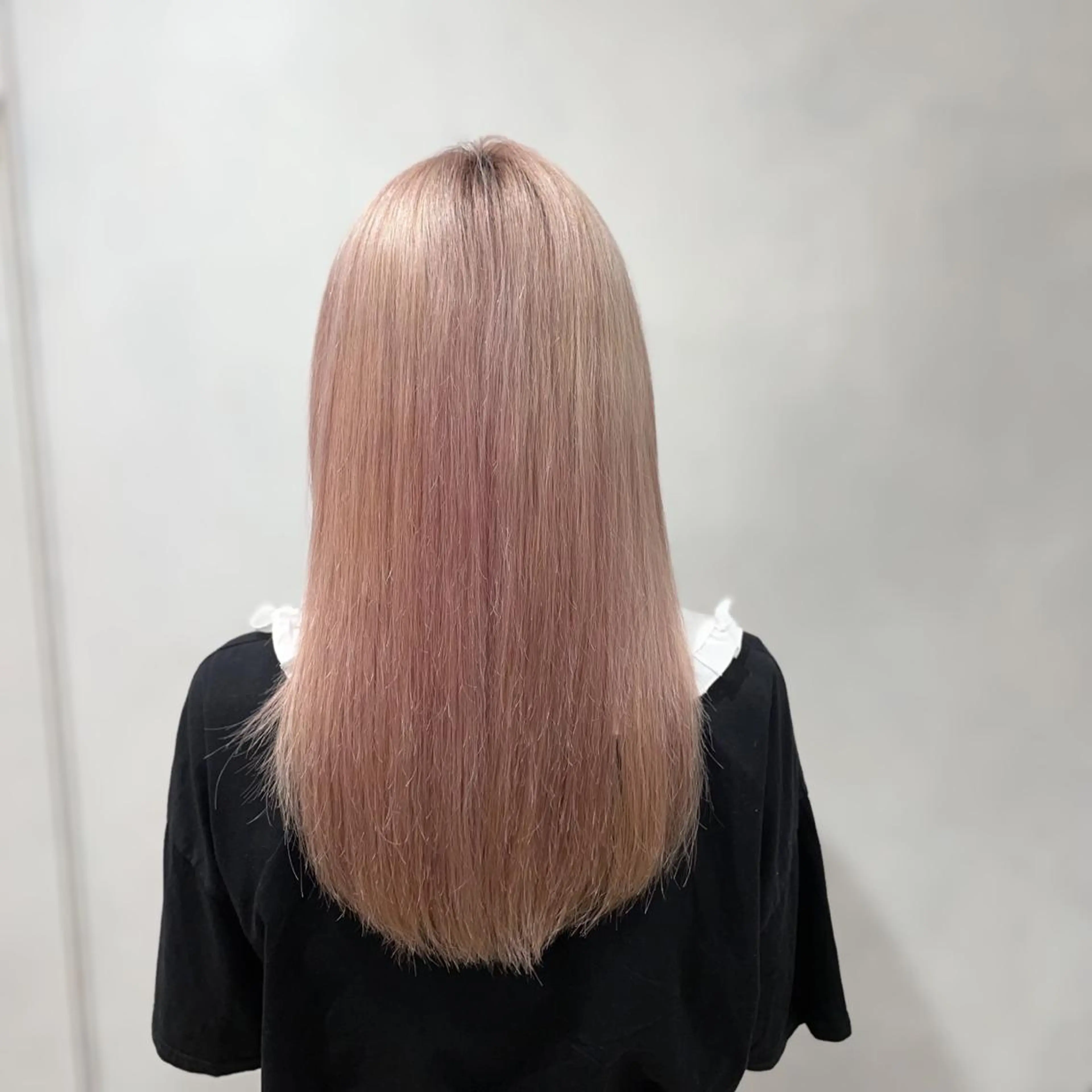 セミロング カラー ブリーチ ピンクカラー ホワイトピンク 🔷ダブルカラーハイ トーン🔷櫻井走のヘアスタイル