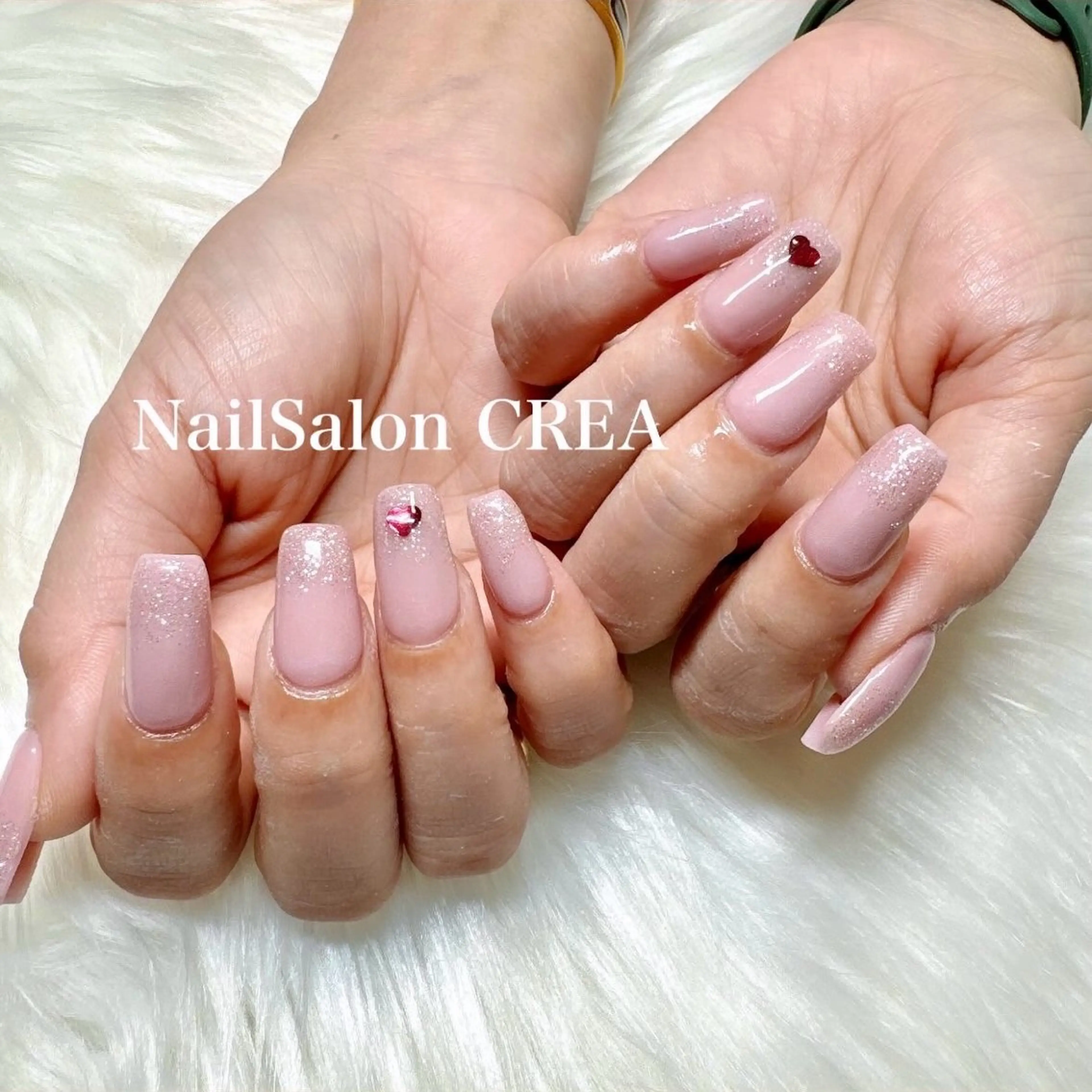 ネイル ラメ(グリッター) ハンドネイル NailSalon CREAのネイルデザイン