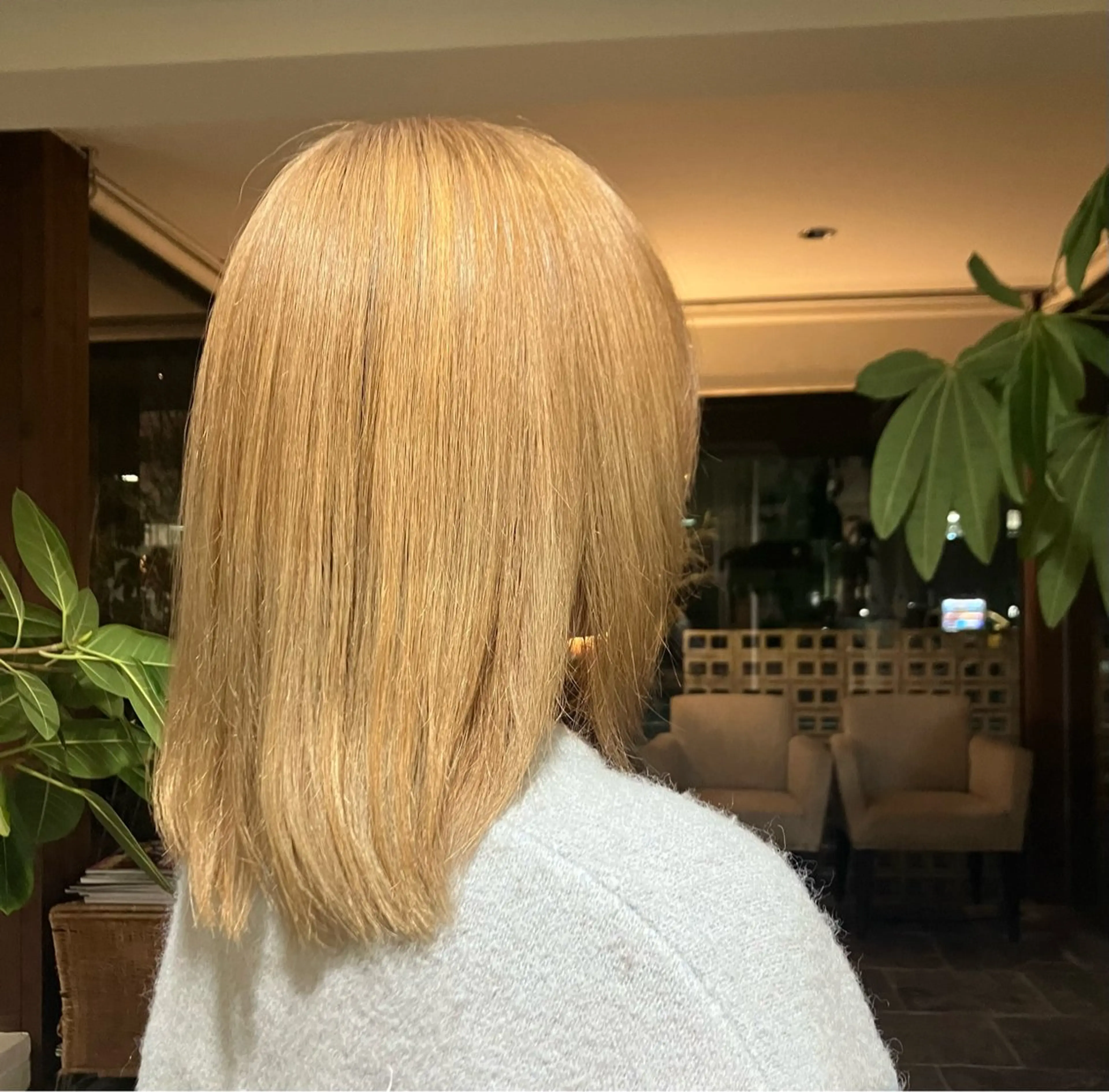 カラー ベージュカラー ブリーチ イルミナカラー CUT純 kirinaのヘアスタイル