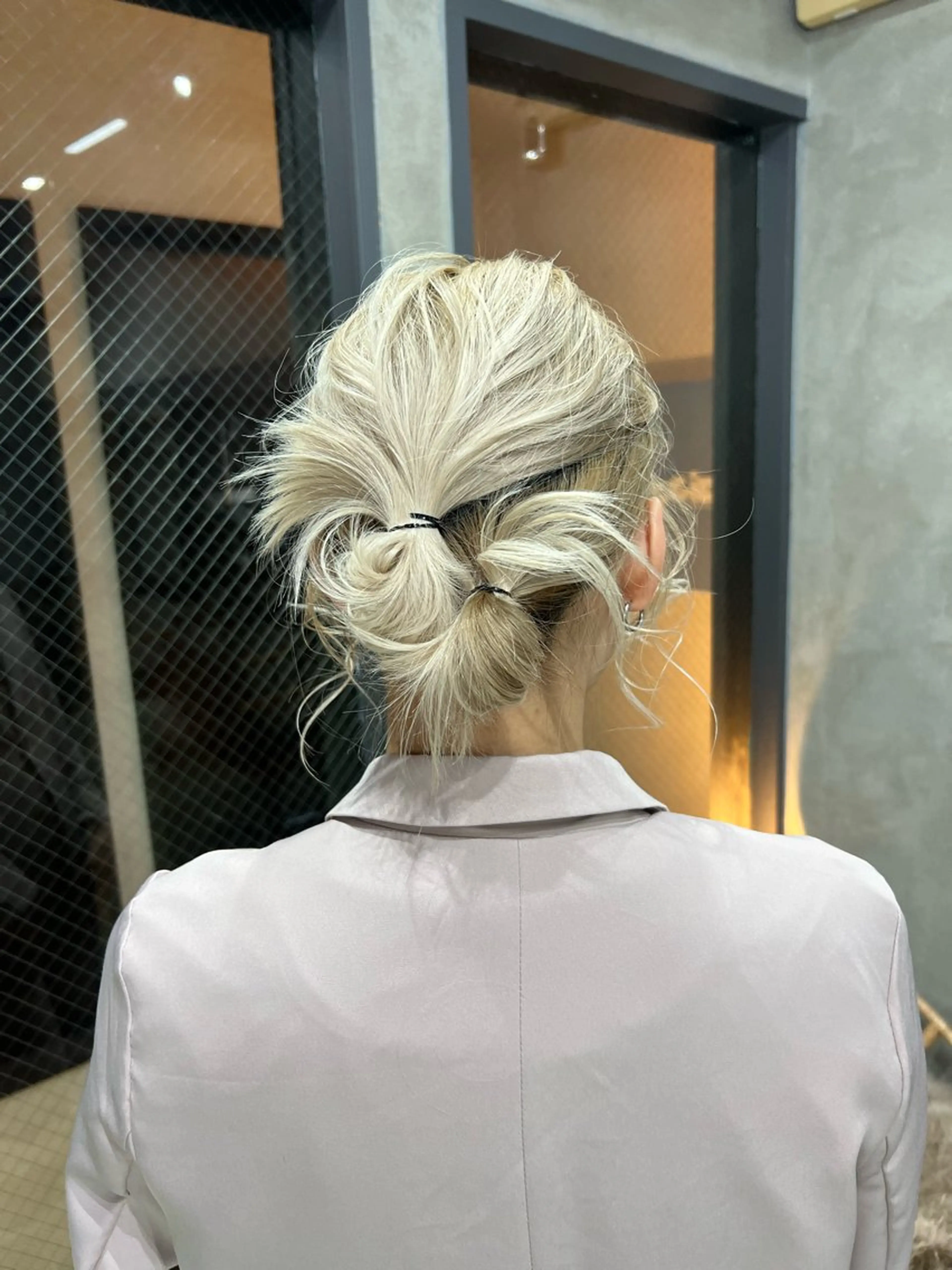 ヘアアレンジ ヘアセット maya レイヤーカットのヘアスタイル