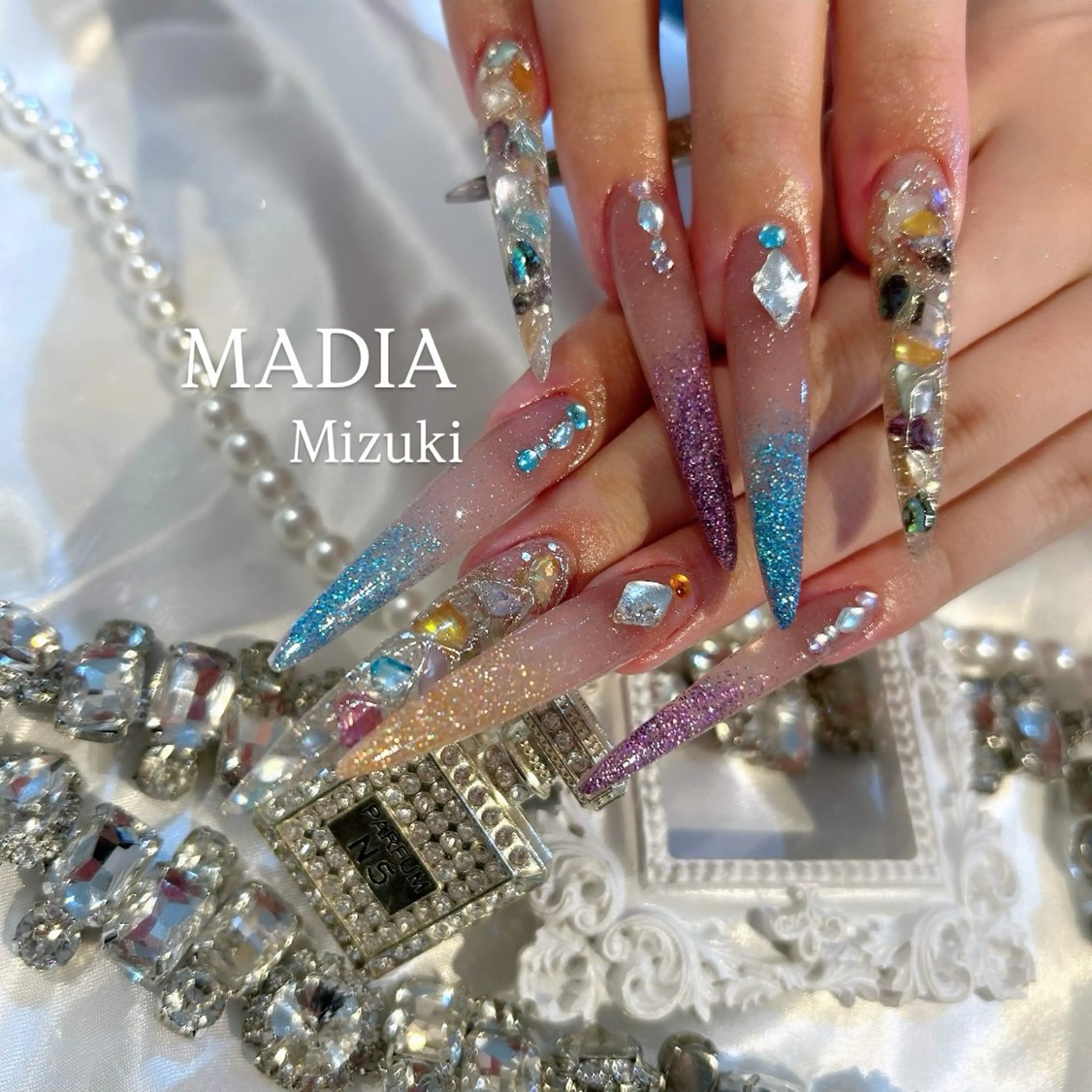 ネイル スカルプネイル Nailsalon MADIA所属・石塚 みずきのネイルデザイン