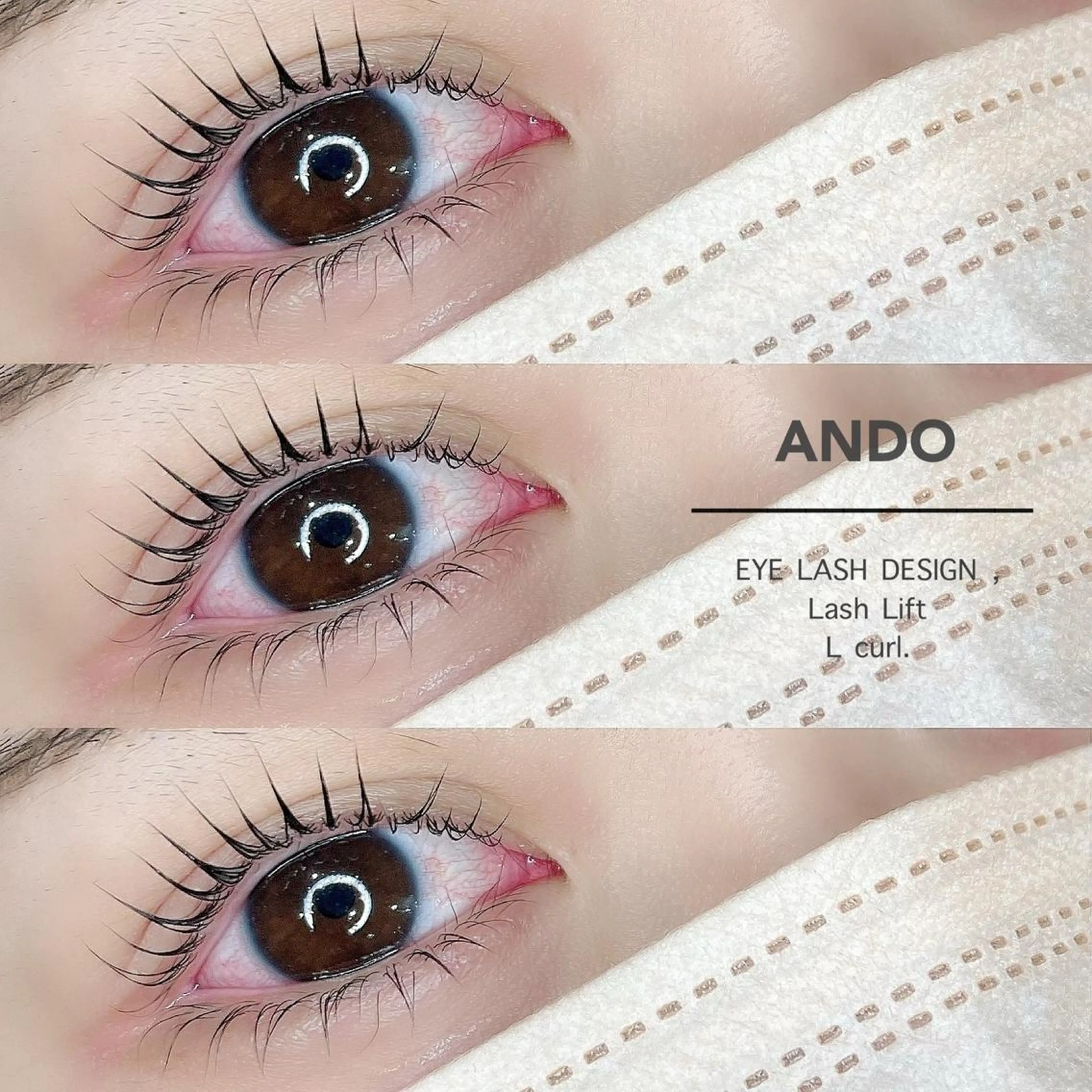 マツエク・マツパ ANDO HIKARIのマツエク・マツパデザイン