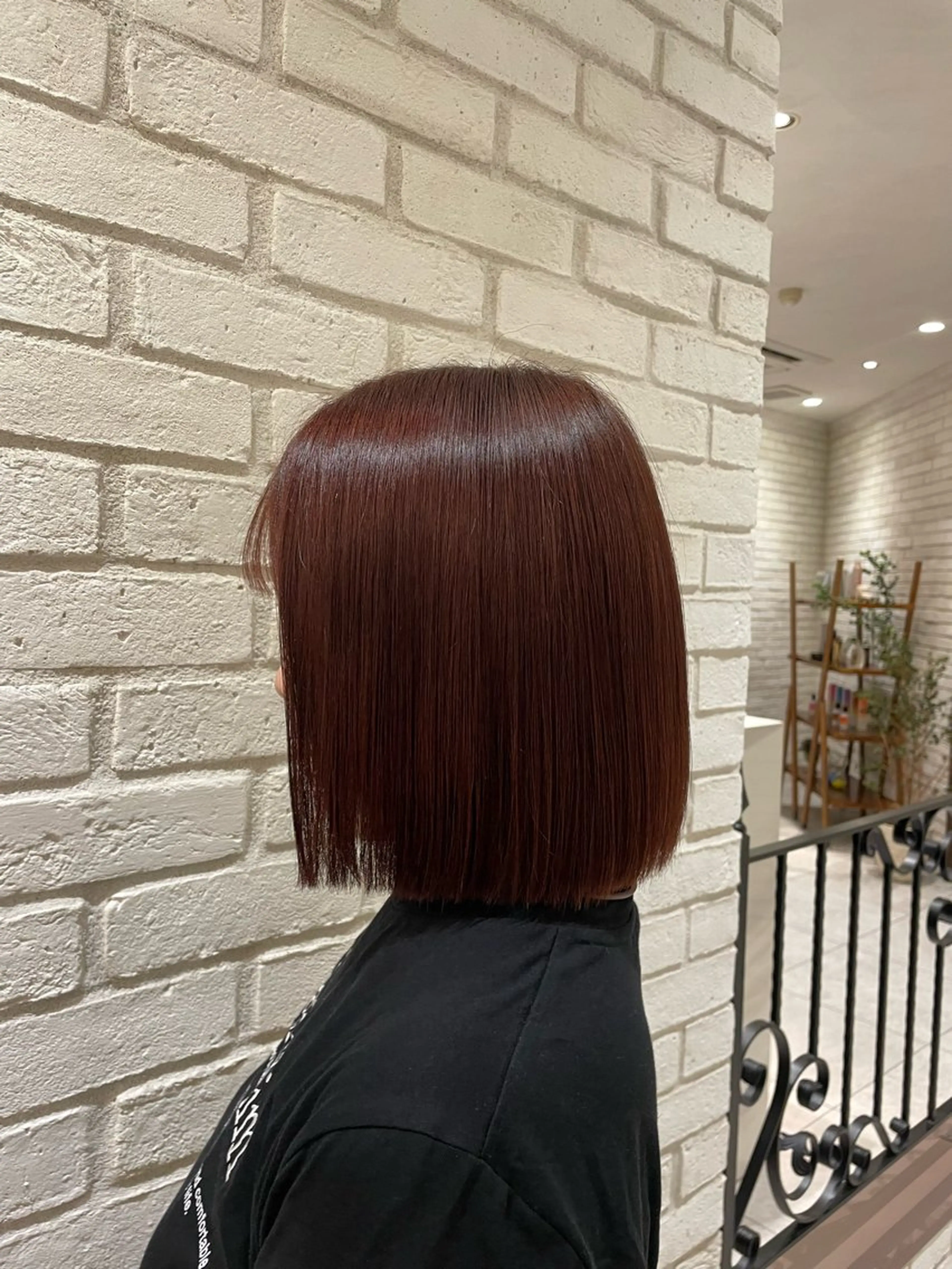 ショート 切りっぱなしボブ ボブ シモカワ マシロのヘアスタイル