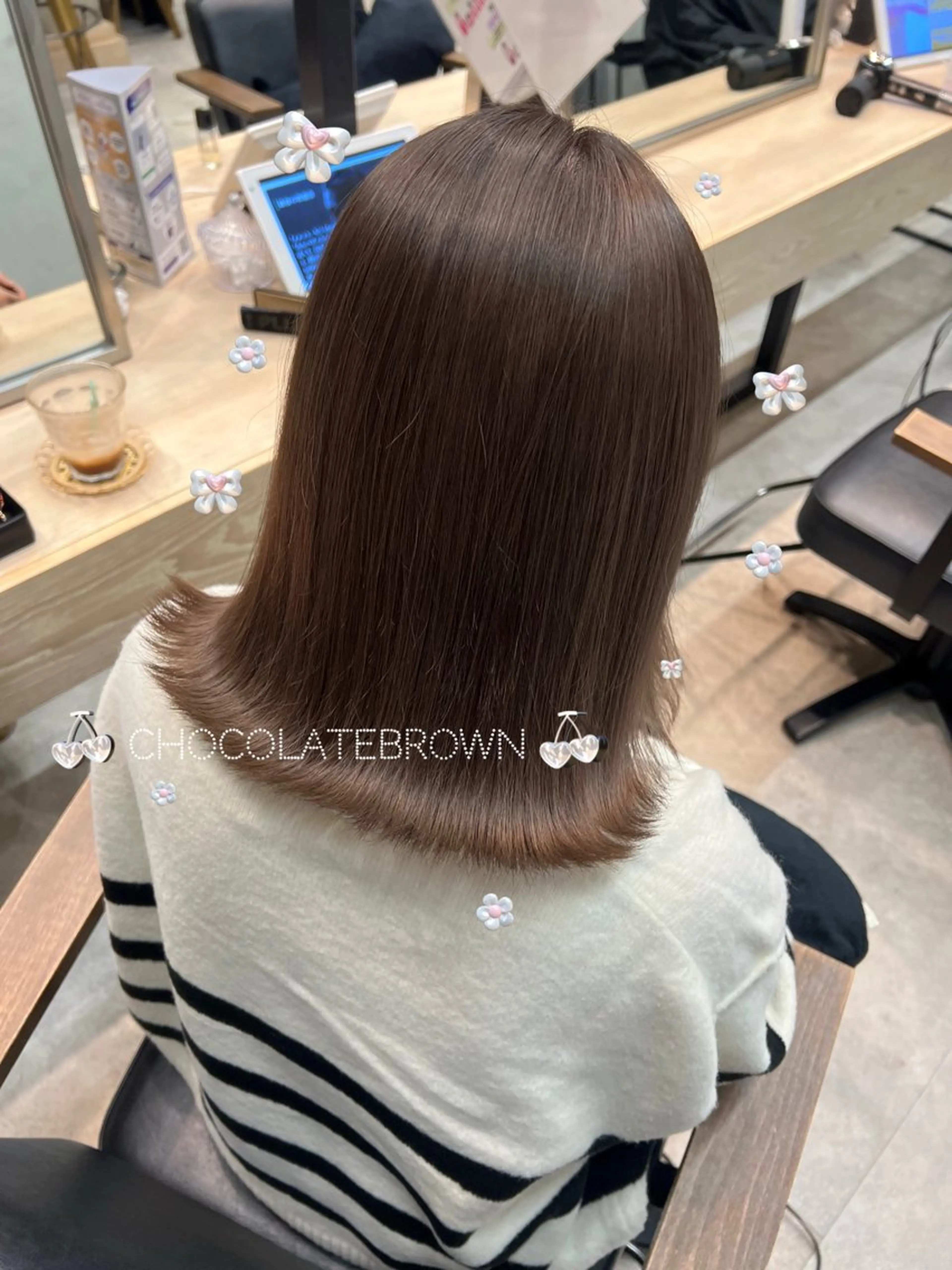 セミロング カラー ハイトーン/ピンクカ ラー/minku🧸のヘアスタイル