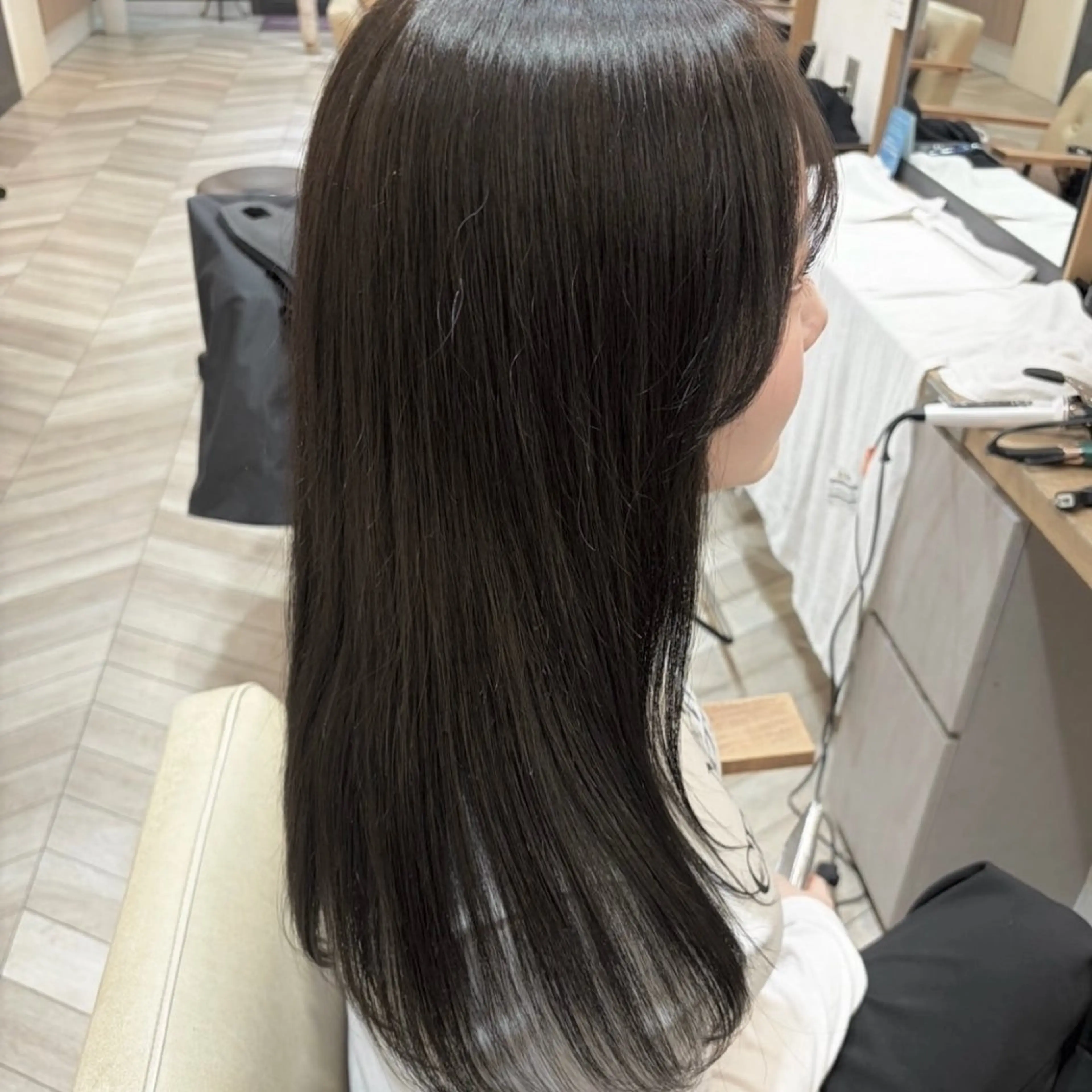 ロング ヘアカラー 木村 澪奈のヘアスタイル