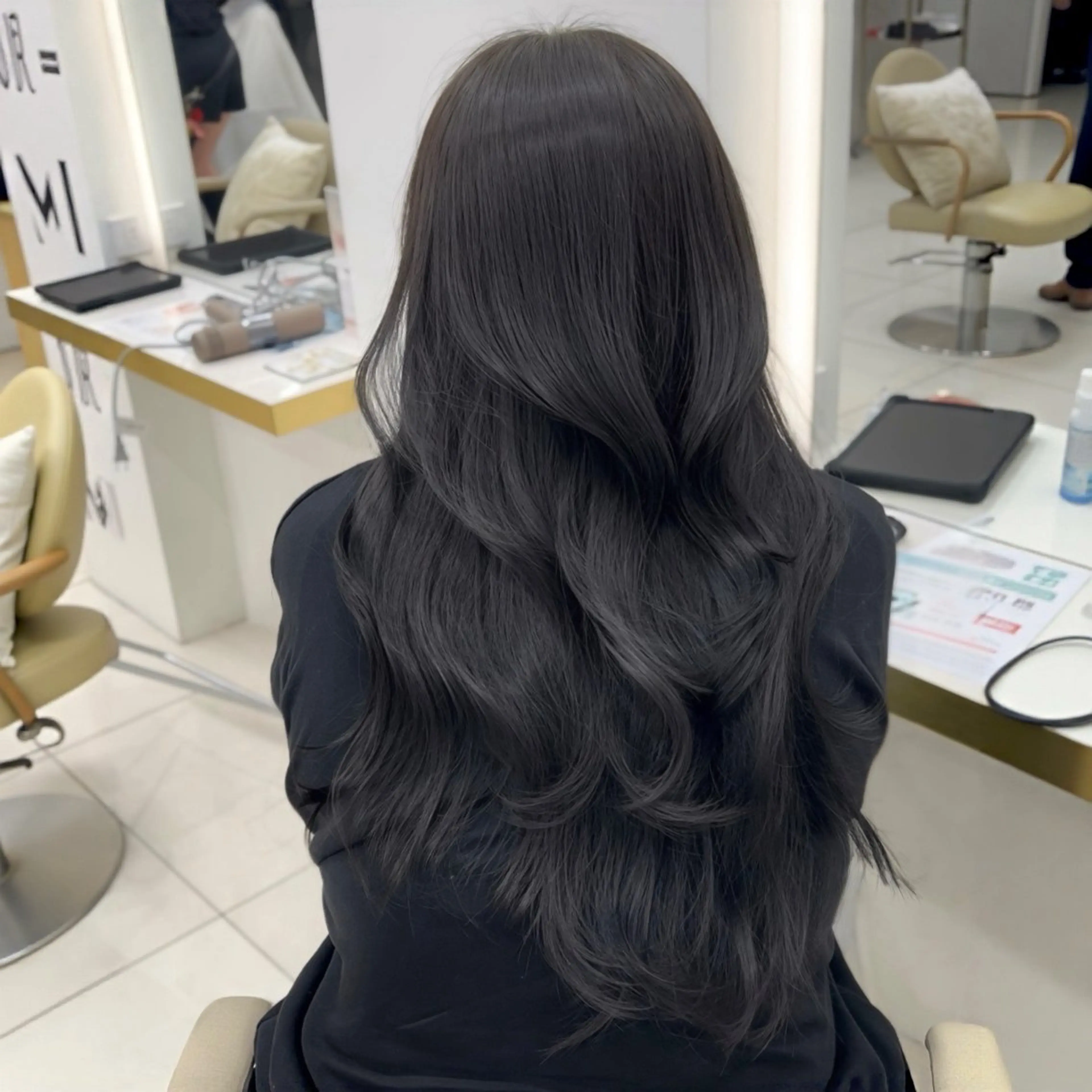 ロング ヘアカラー 透明感カラー/髪質 改善トリ/水野朝晴のヘアスタイル