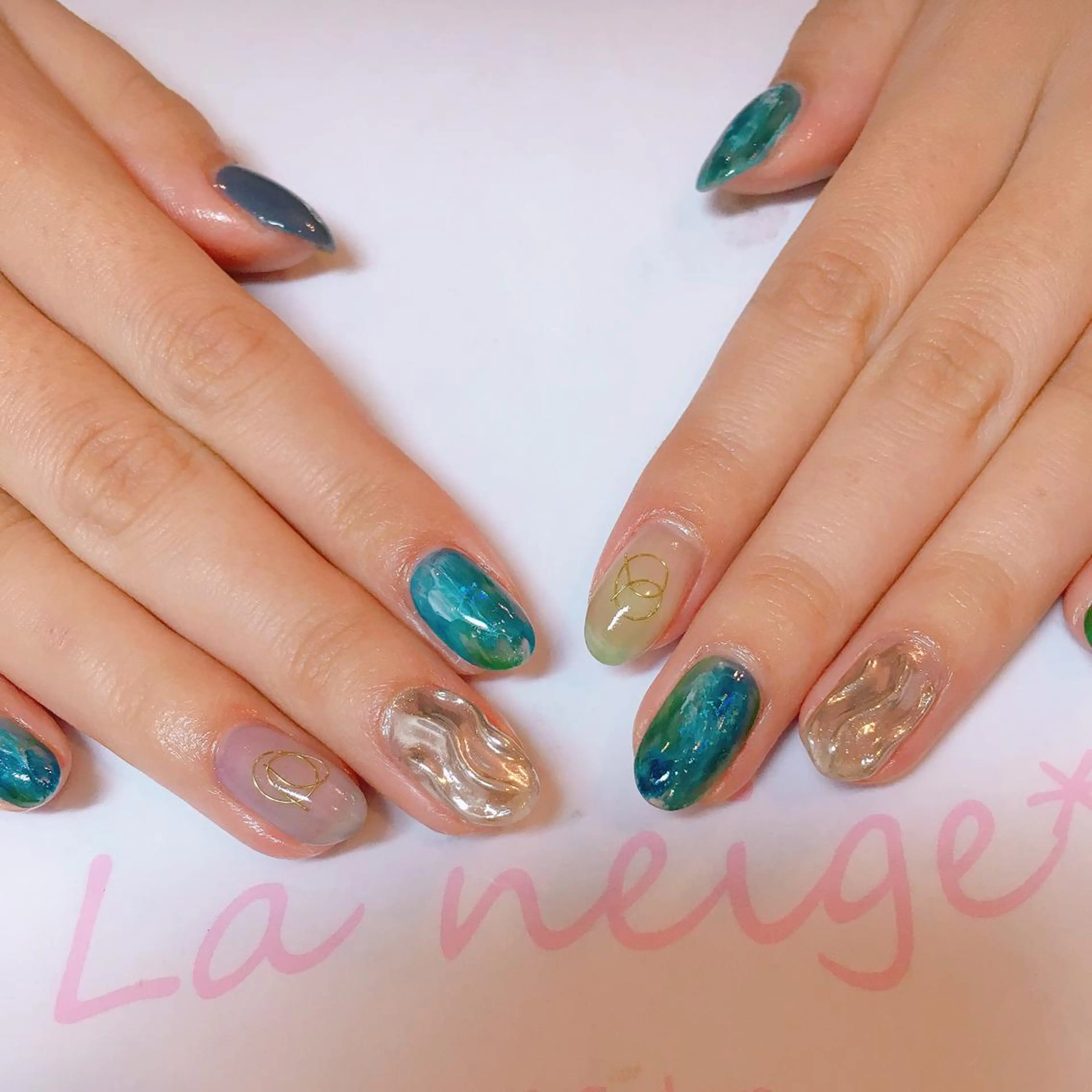 ネイル La neige* yuki 🐩🌙のネイルデザイン