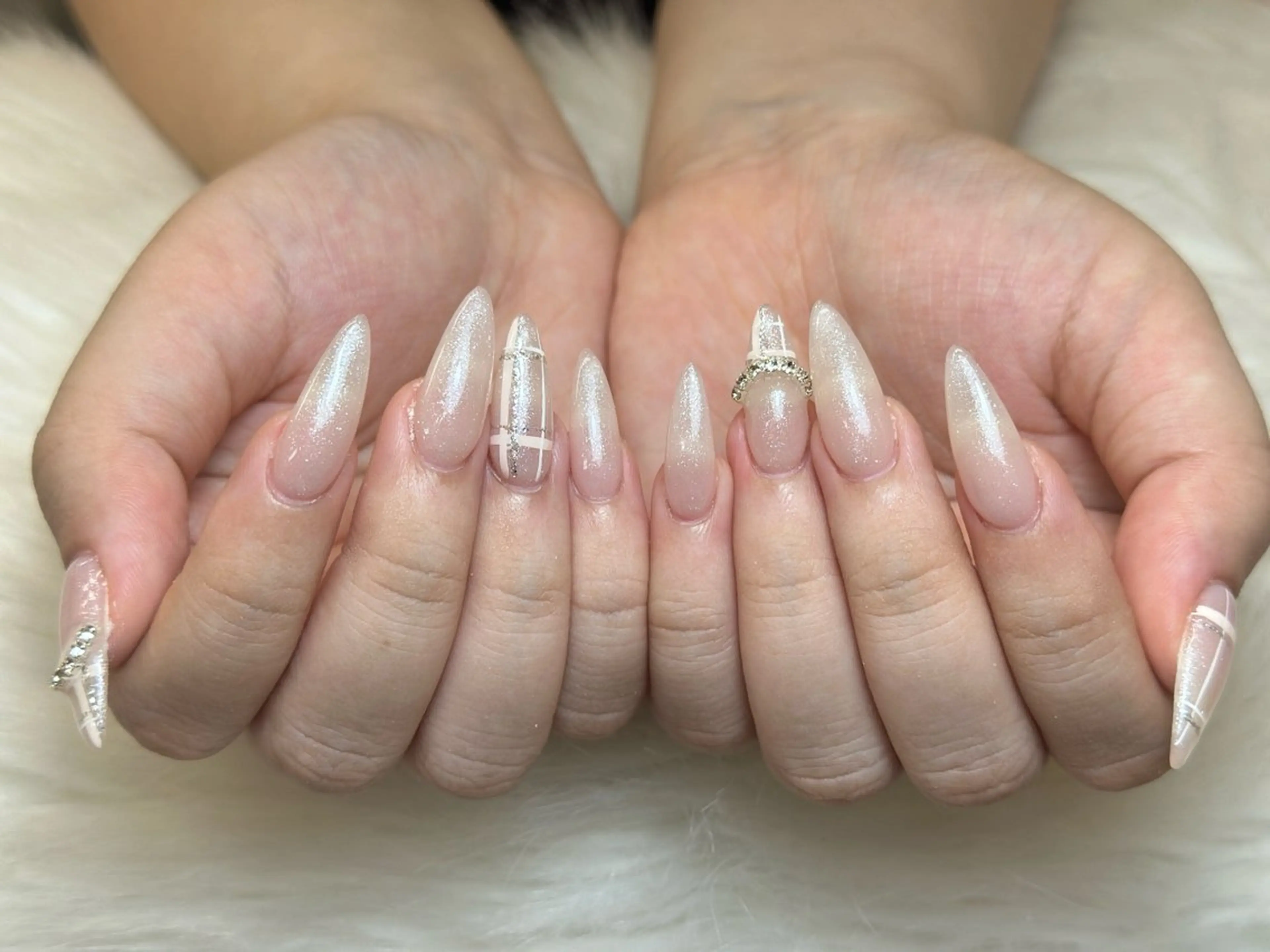 ネイル アートネイル ジェルネイル マグネットネイル ハンドネイル JennNail_ マオのネイルデザイン