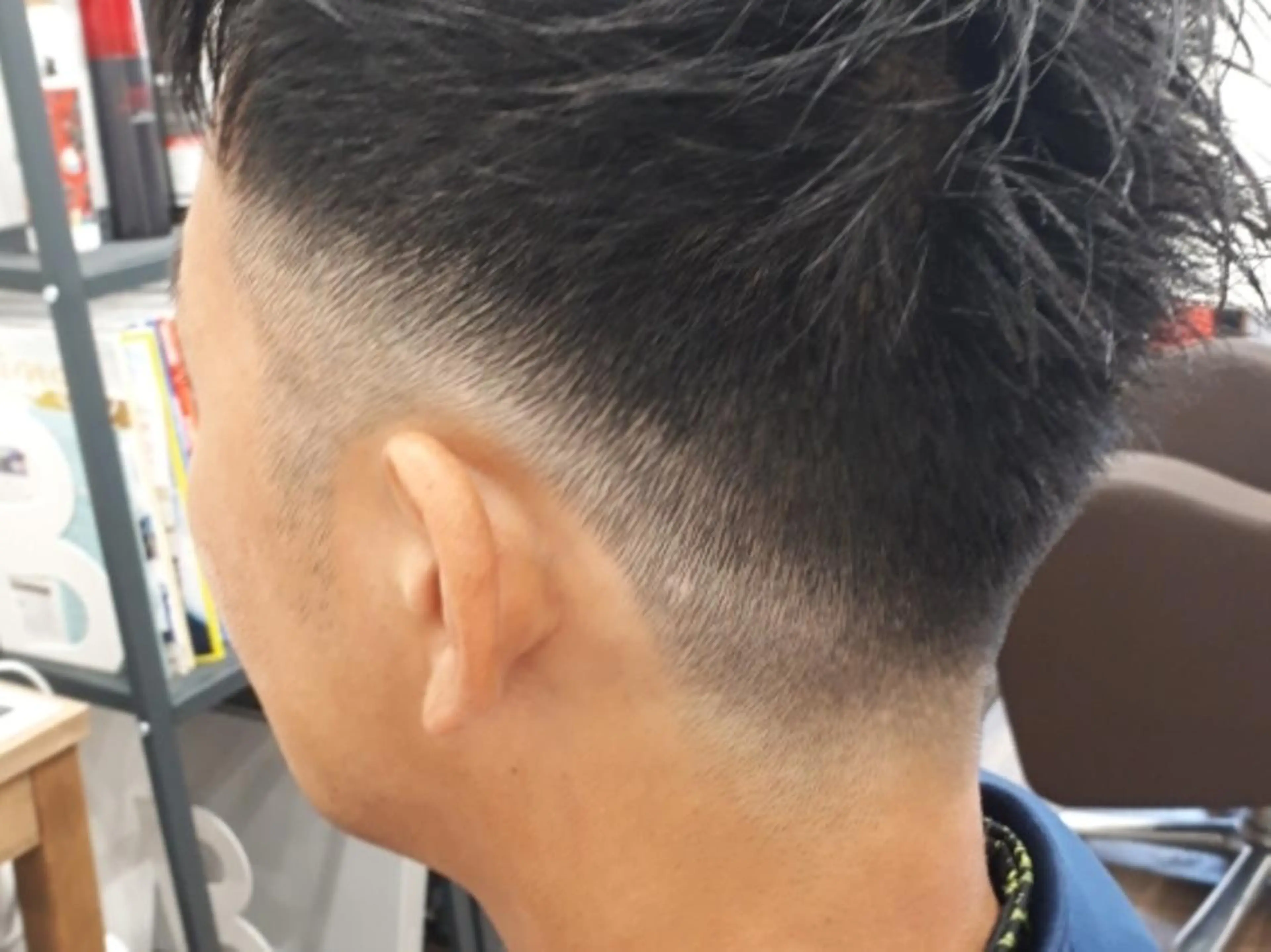 メンズ限定フェードカットモデルの写真