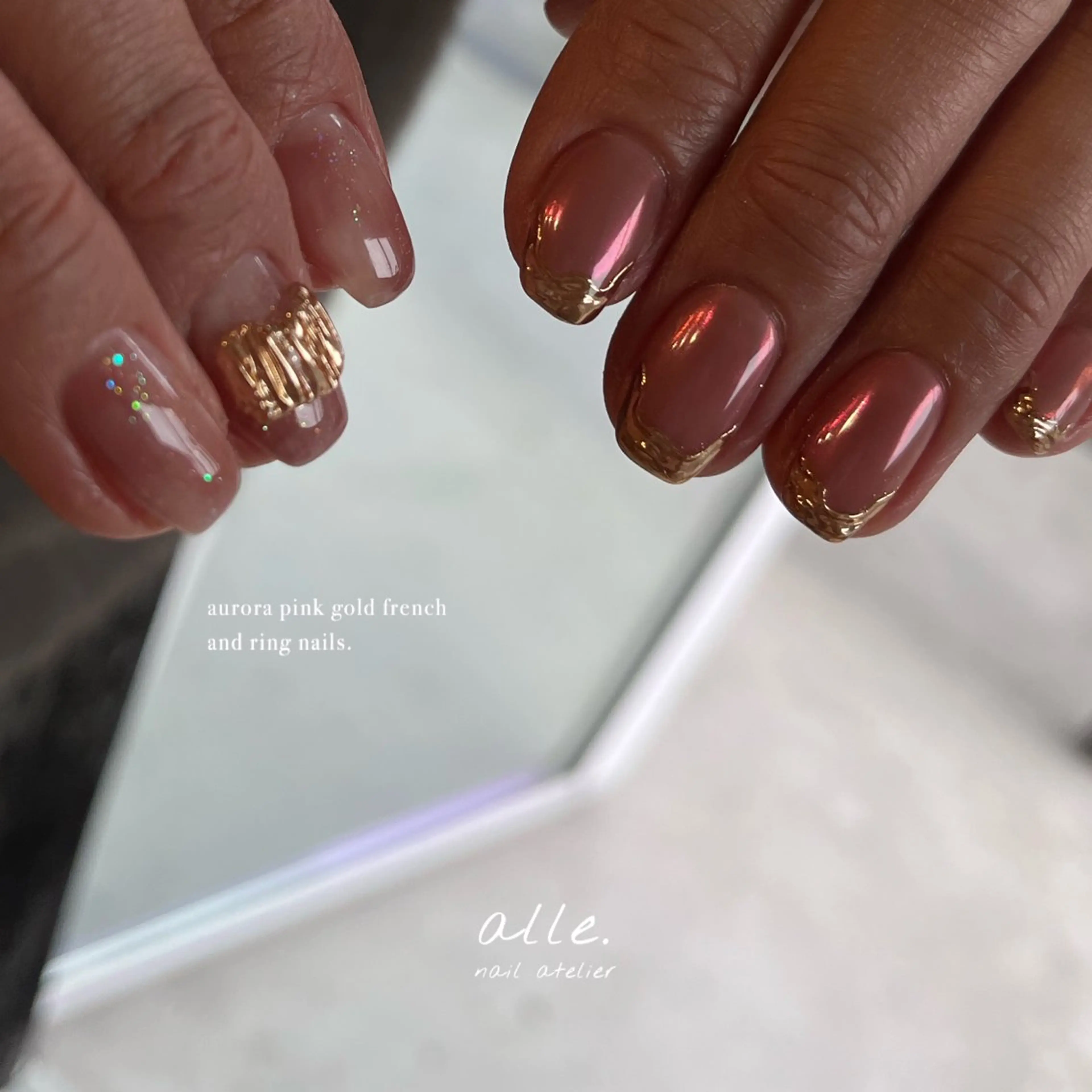 ネイル ハンドネイル atelier alle.のネイルデザイン