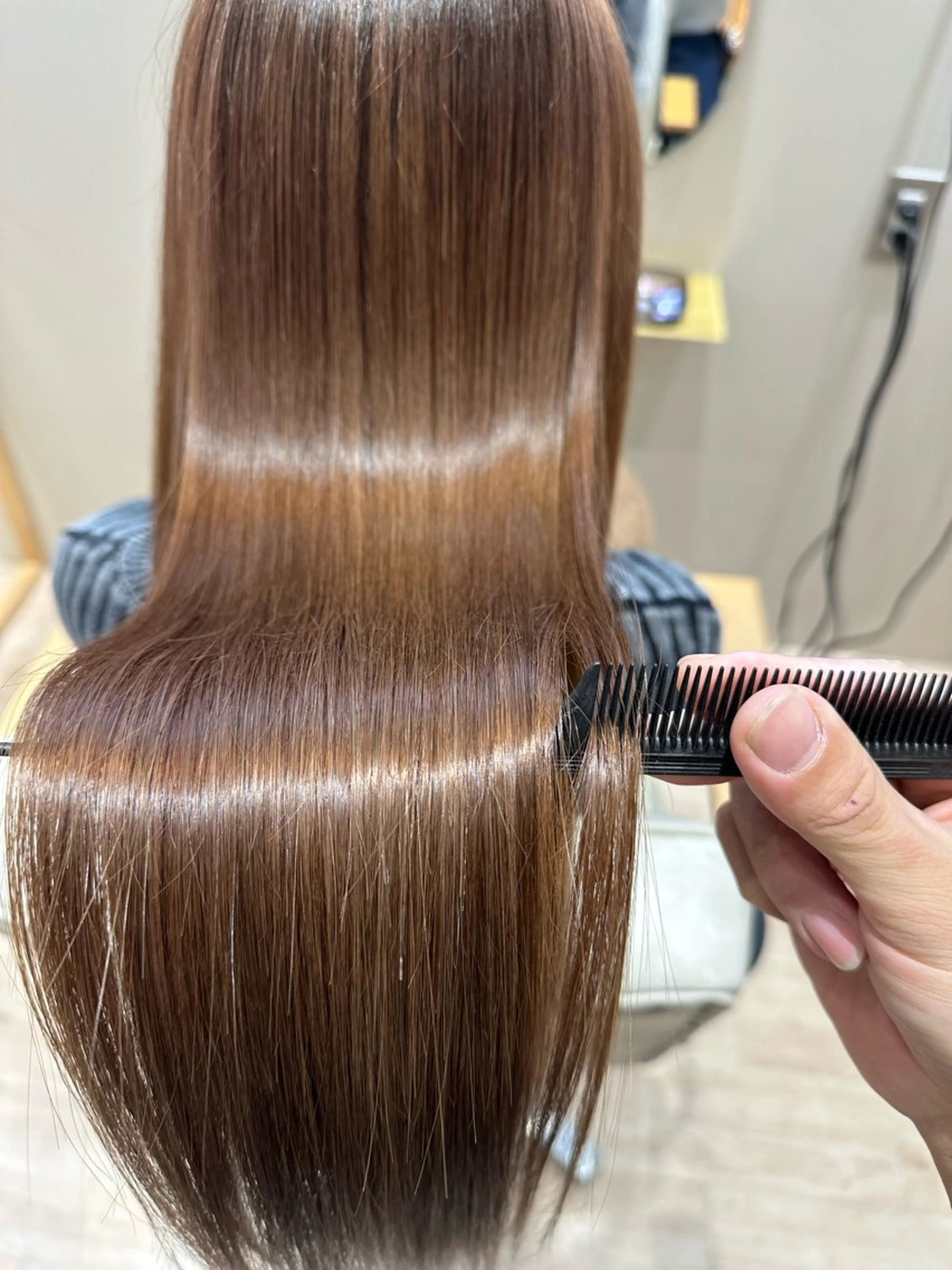 セミロング シムラ カイゲンのヘアスタイル