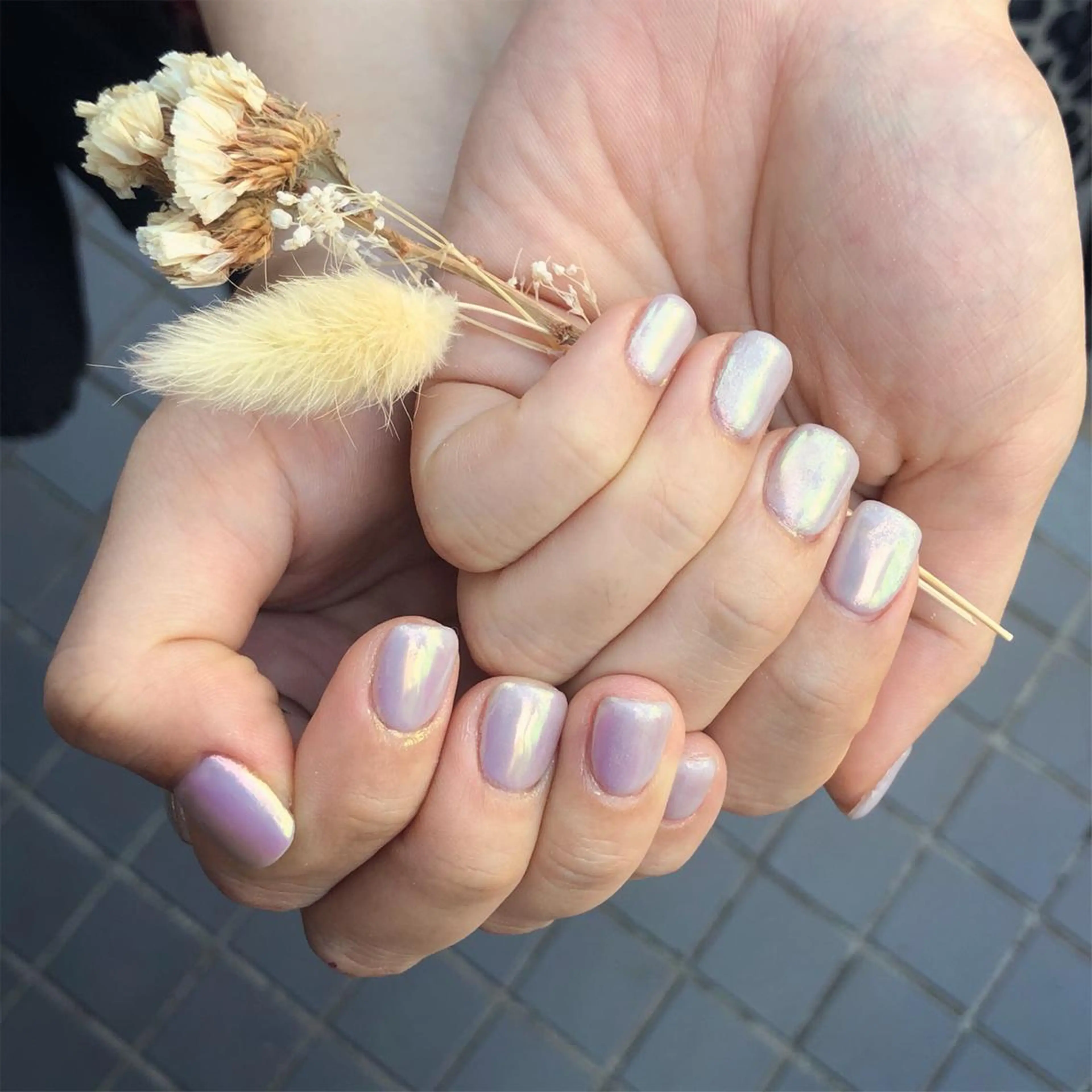 ネイル オーロラネイル 中牟田 彩水のネイルデザイン