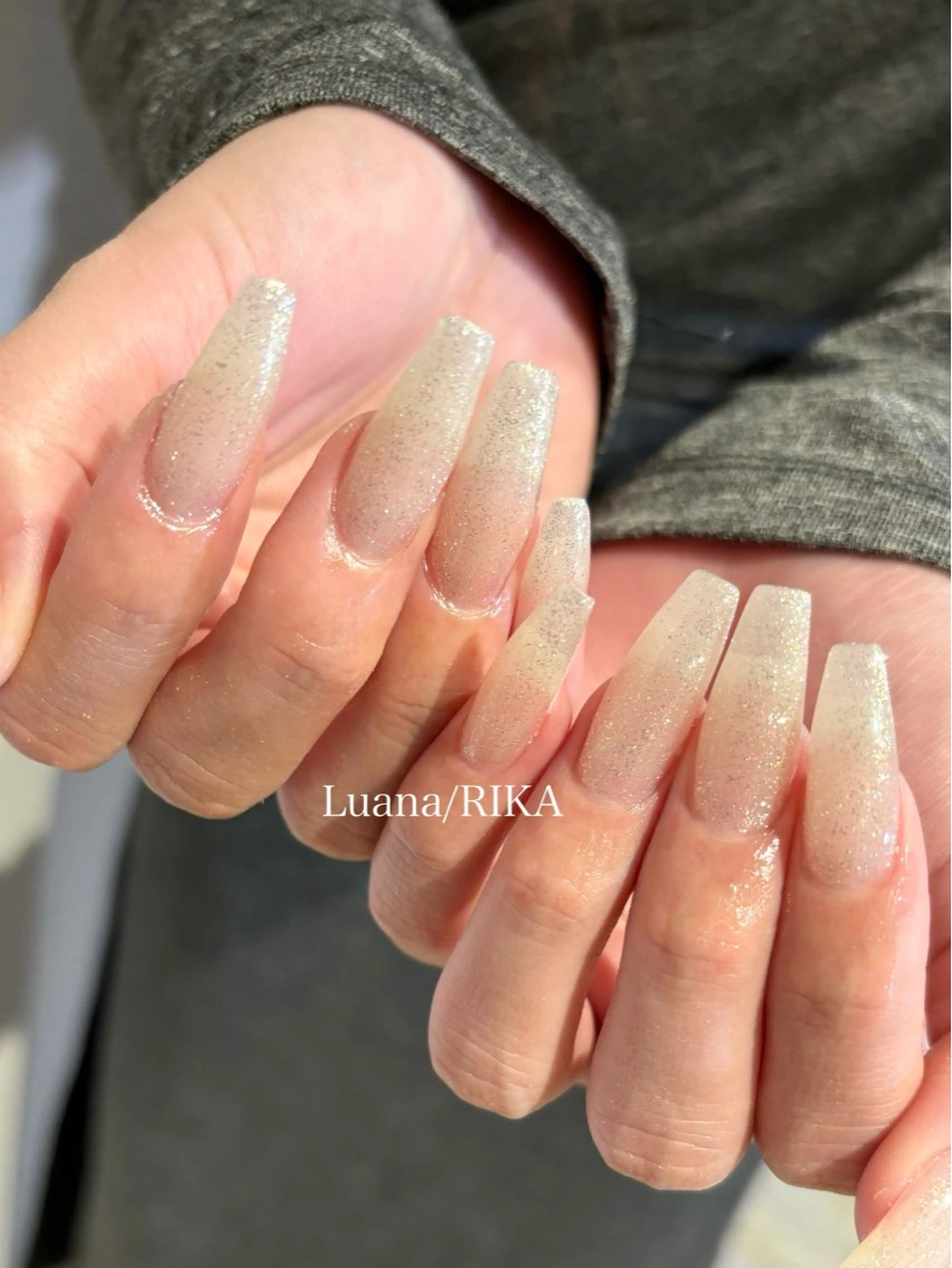 ネイル フラッシュネイル シンプルネイル Nail Salon Luana Rikaのネイルデザイン