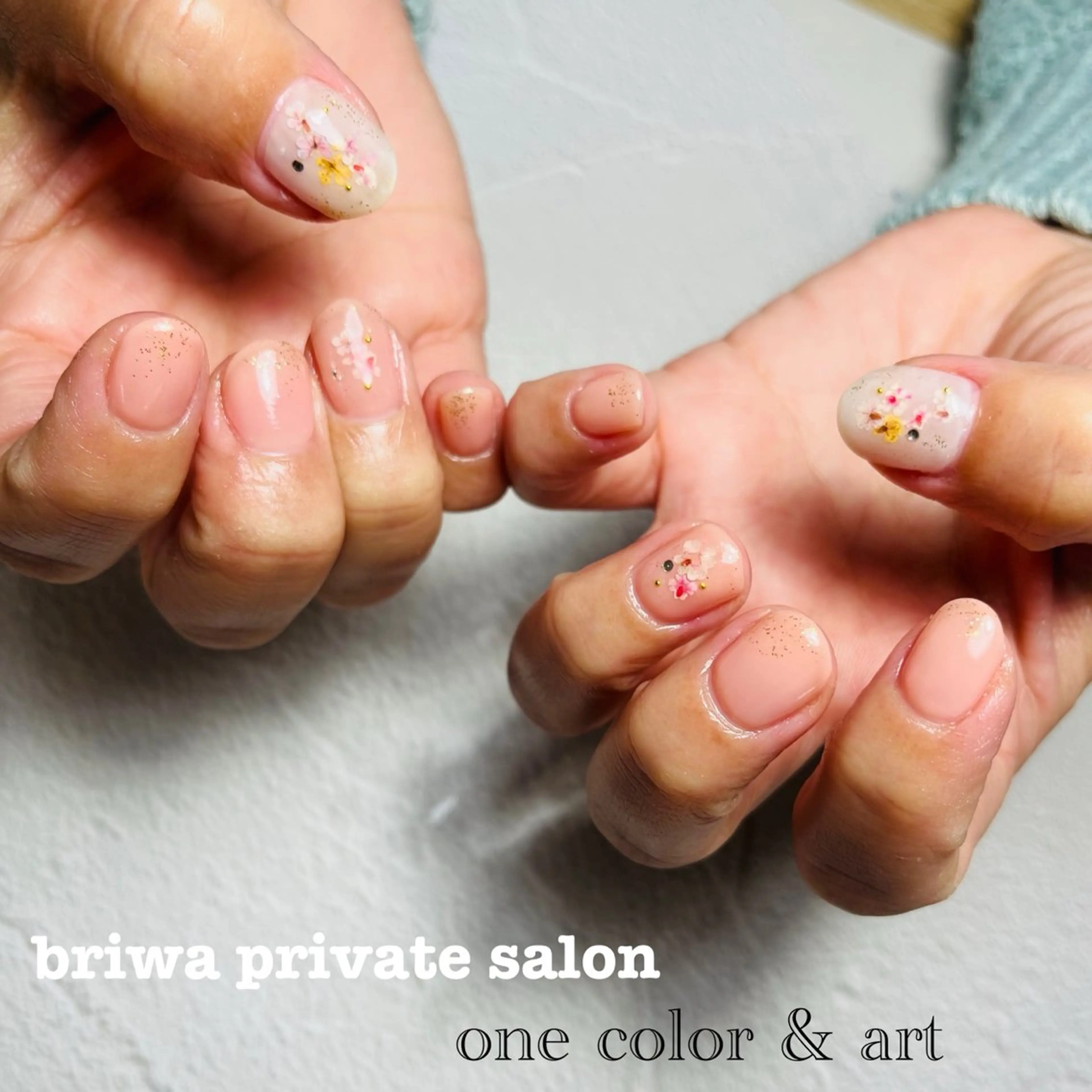 ネイル ラメ(グリッター) Briwa✨nail 💅enoi ❤︎のネイルデザイン