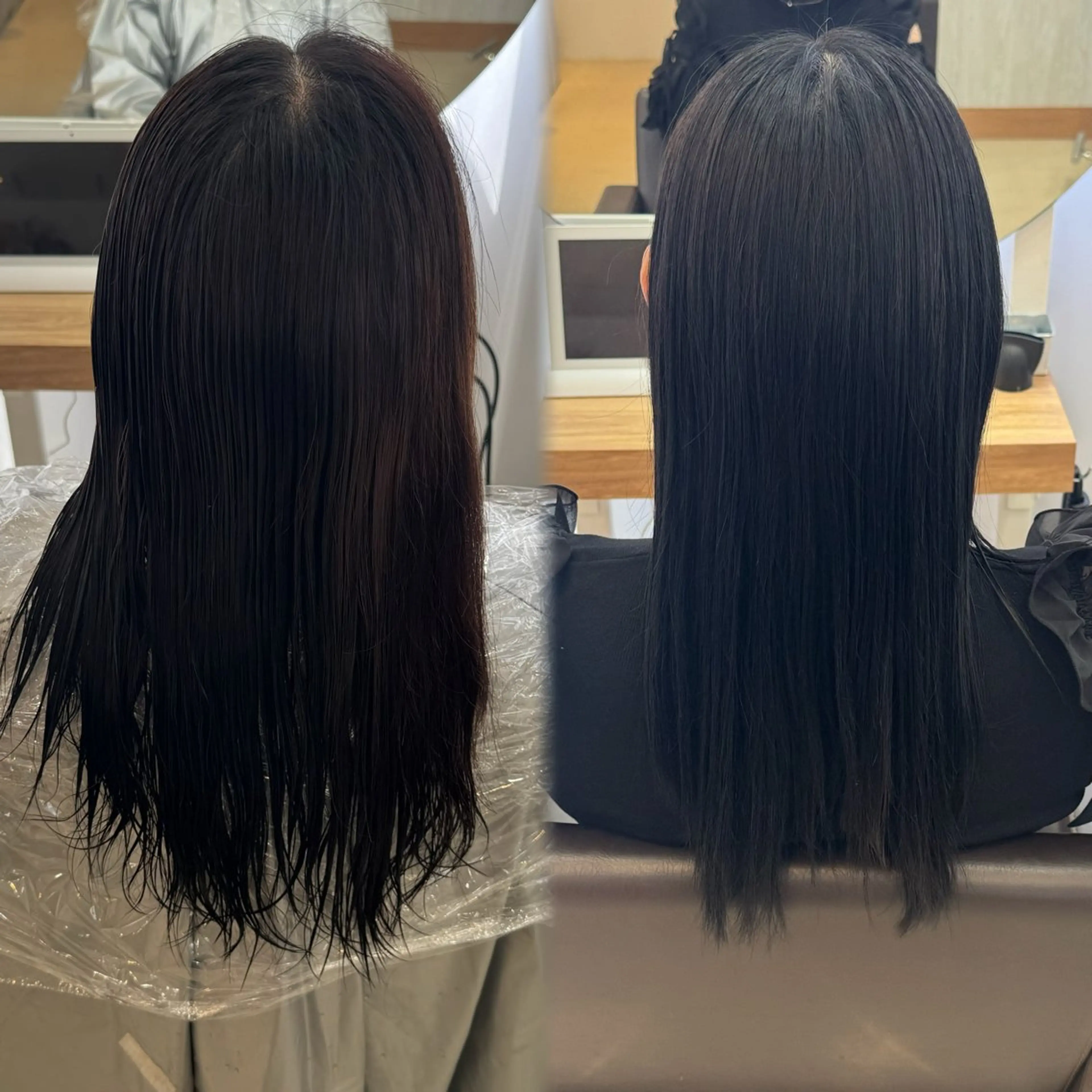 ロング 顔周りカット Agu hair 粉河のヘアスタイル