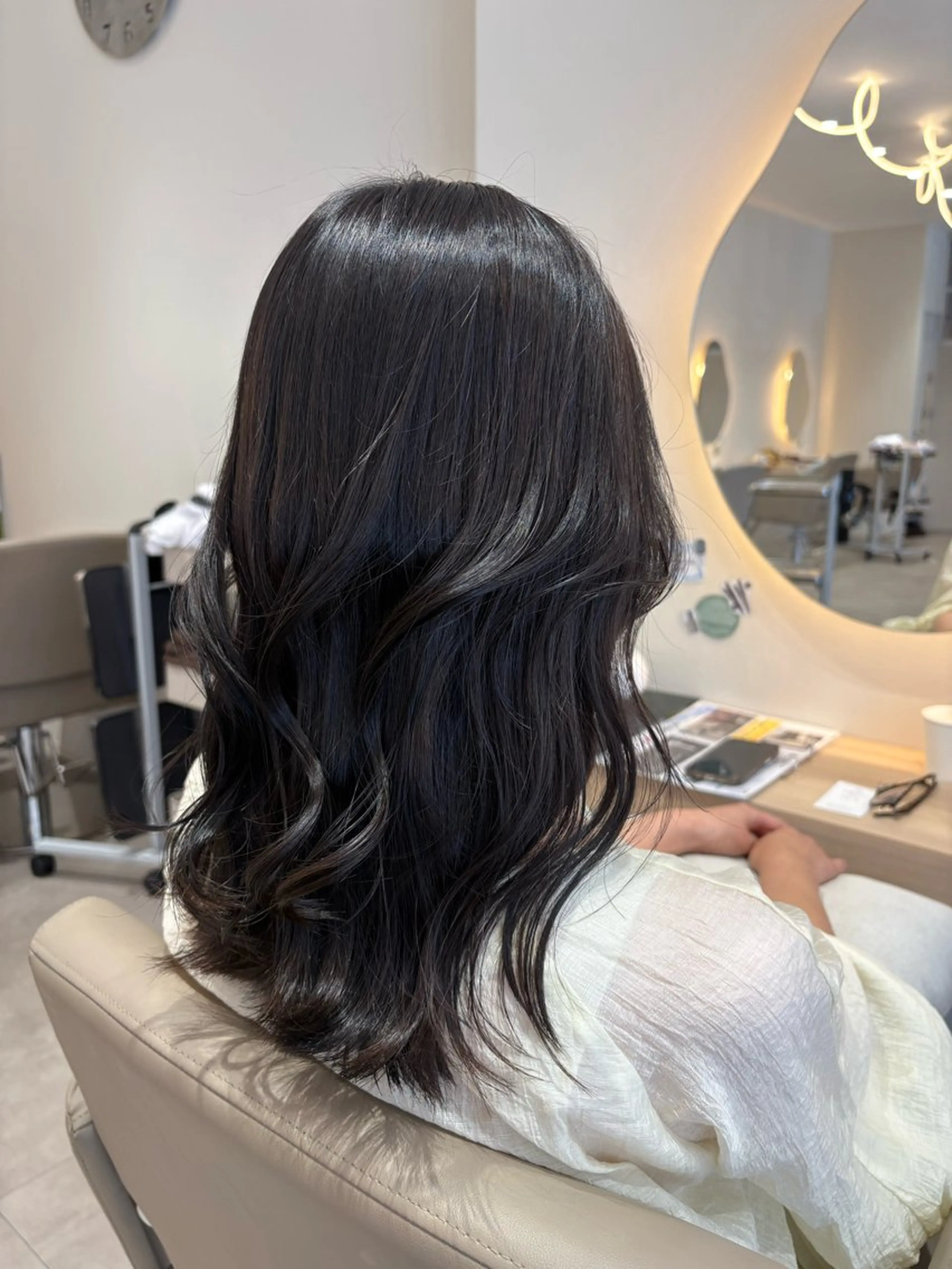 ロング カラー カット ヘアカラー レイヤー/透明感/髪 質改善/メンズ/佐藤のヘアスタイル