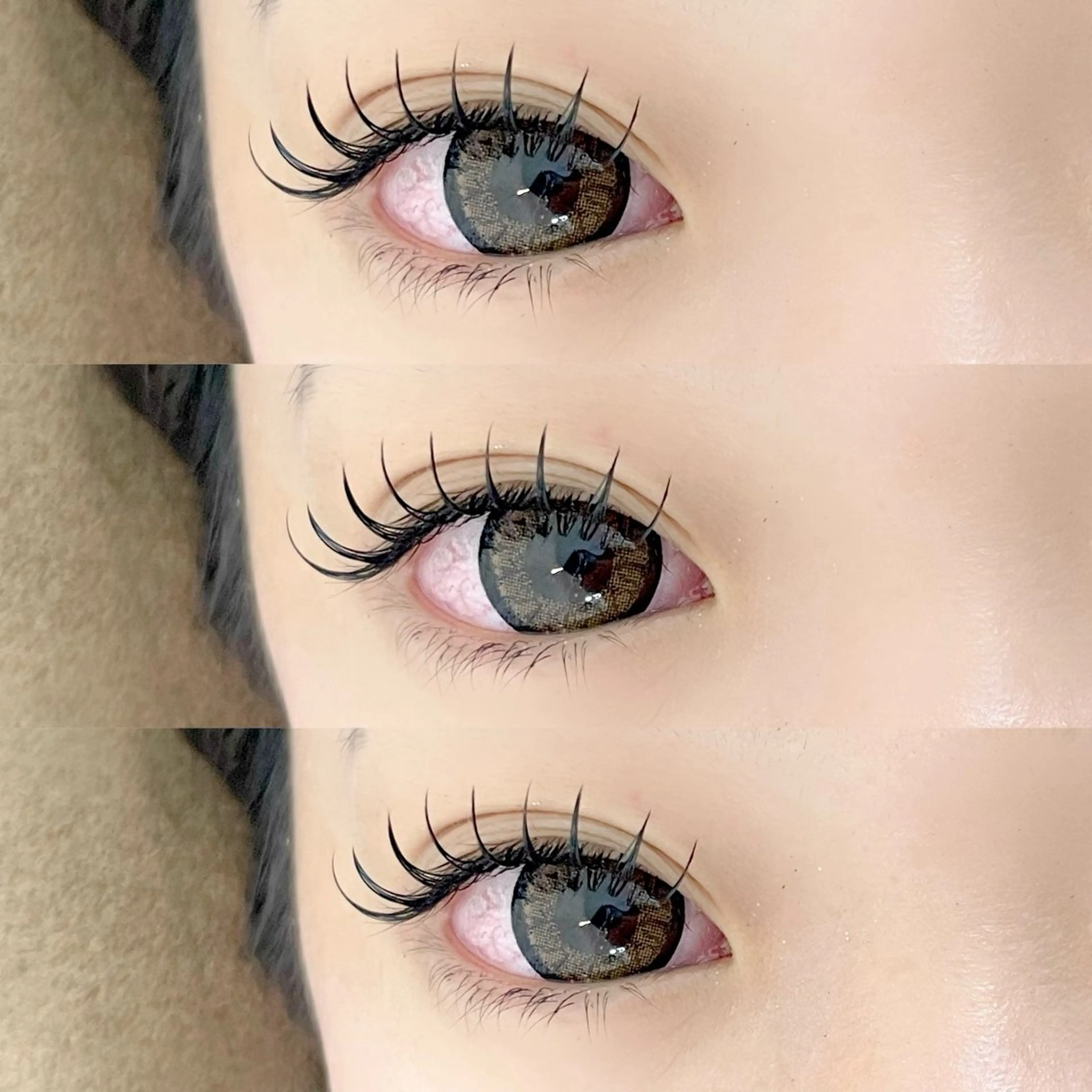 【最新技術LED×持続力No.1】LEDエクステ☆フラットラッシュ100本の写真