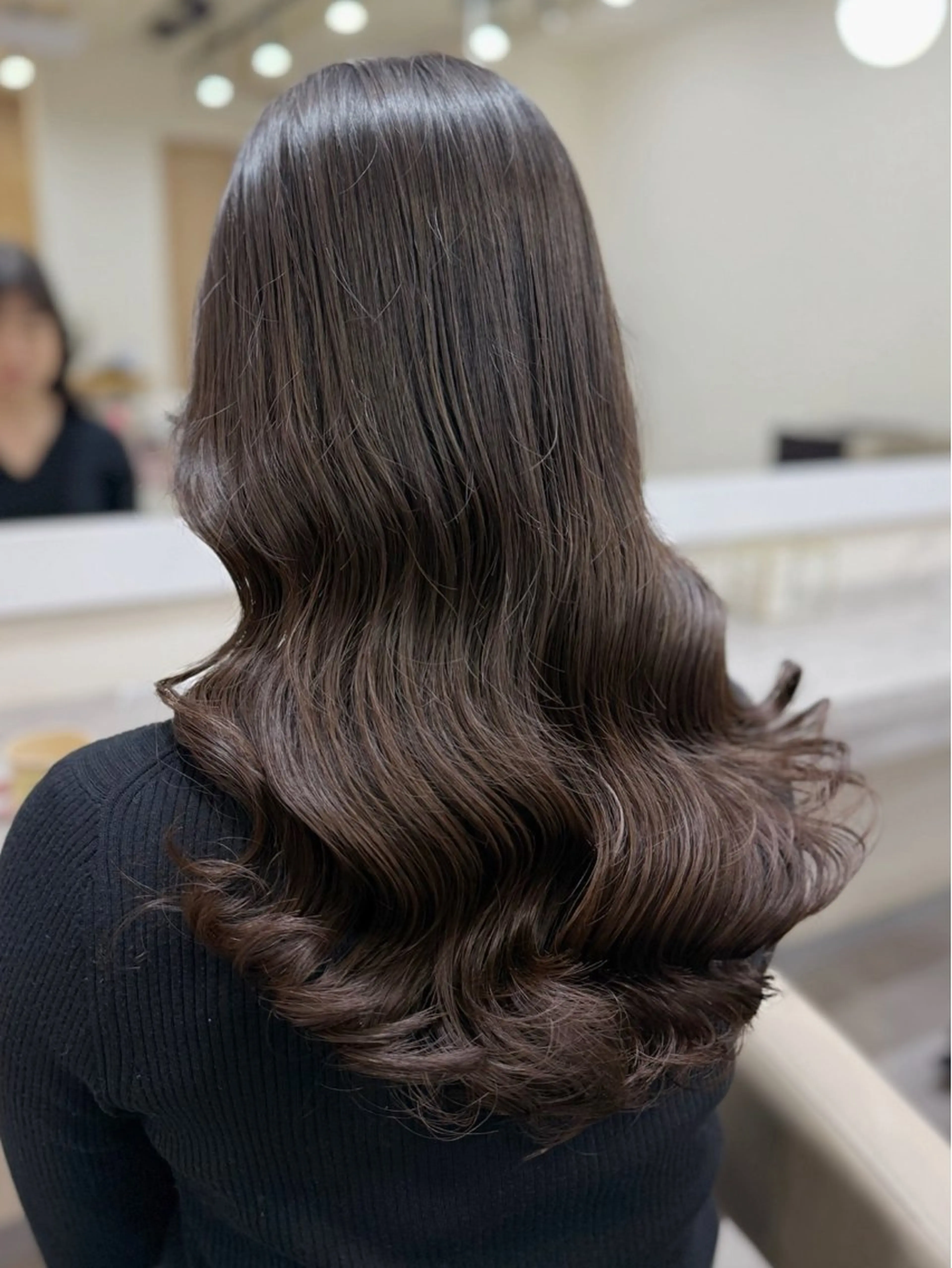 ロング パーマ 韓国風パーマ/ヘア セット/店長みづきのヘアスタイル