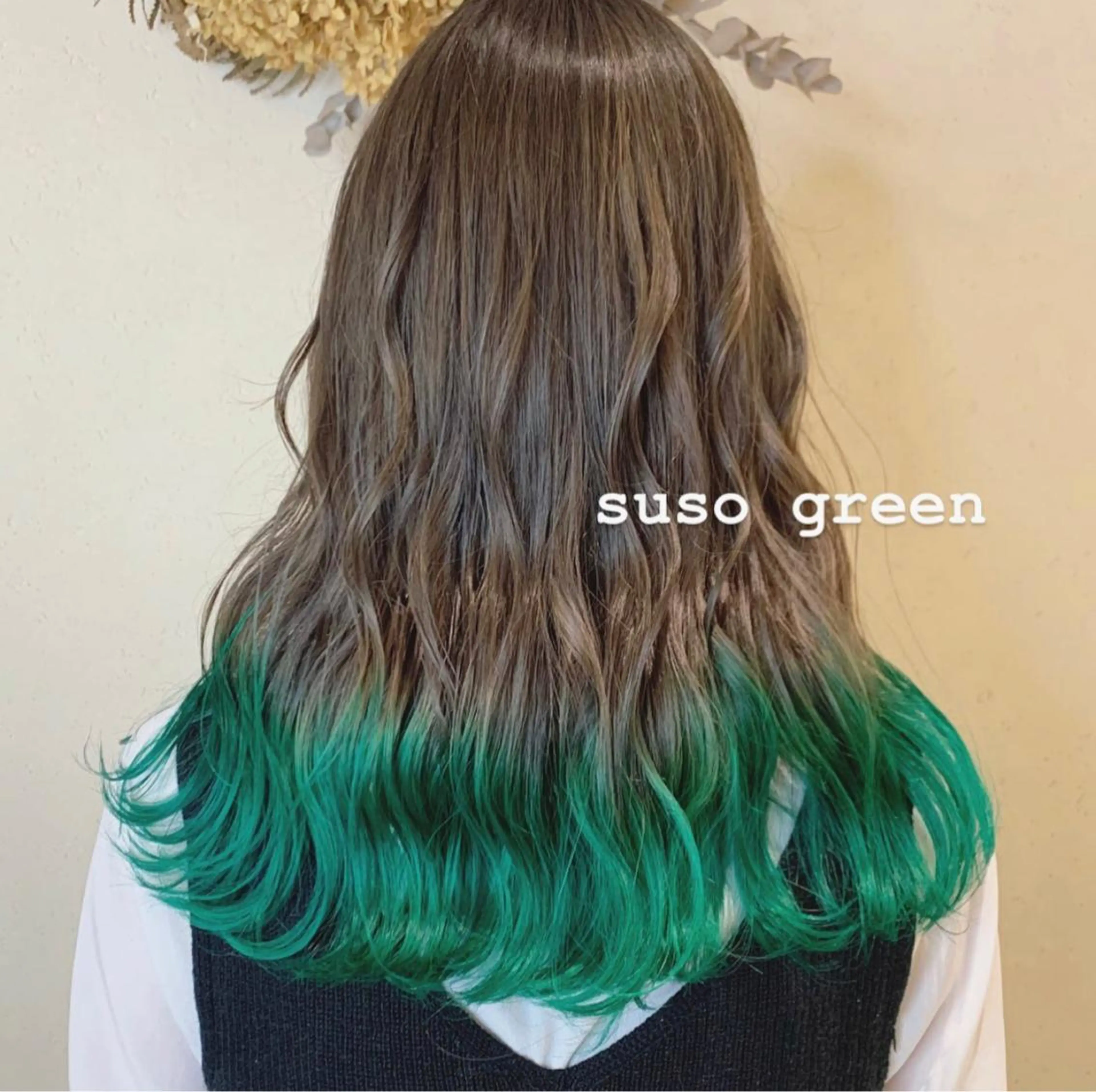 ロング カラー Blue 髪質改善 💎松藤 莉奈のヘアスタイル
