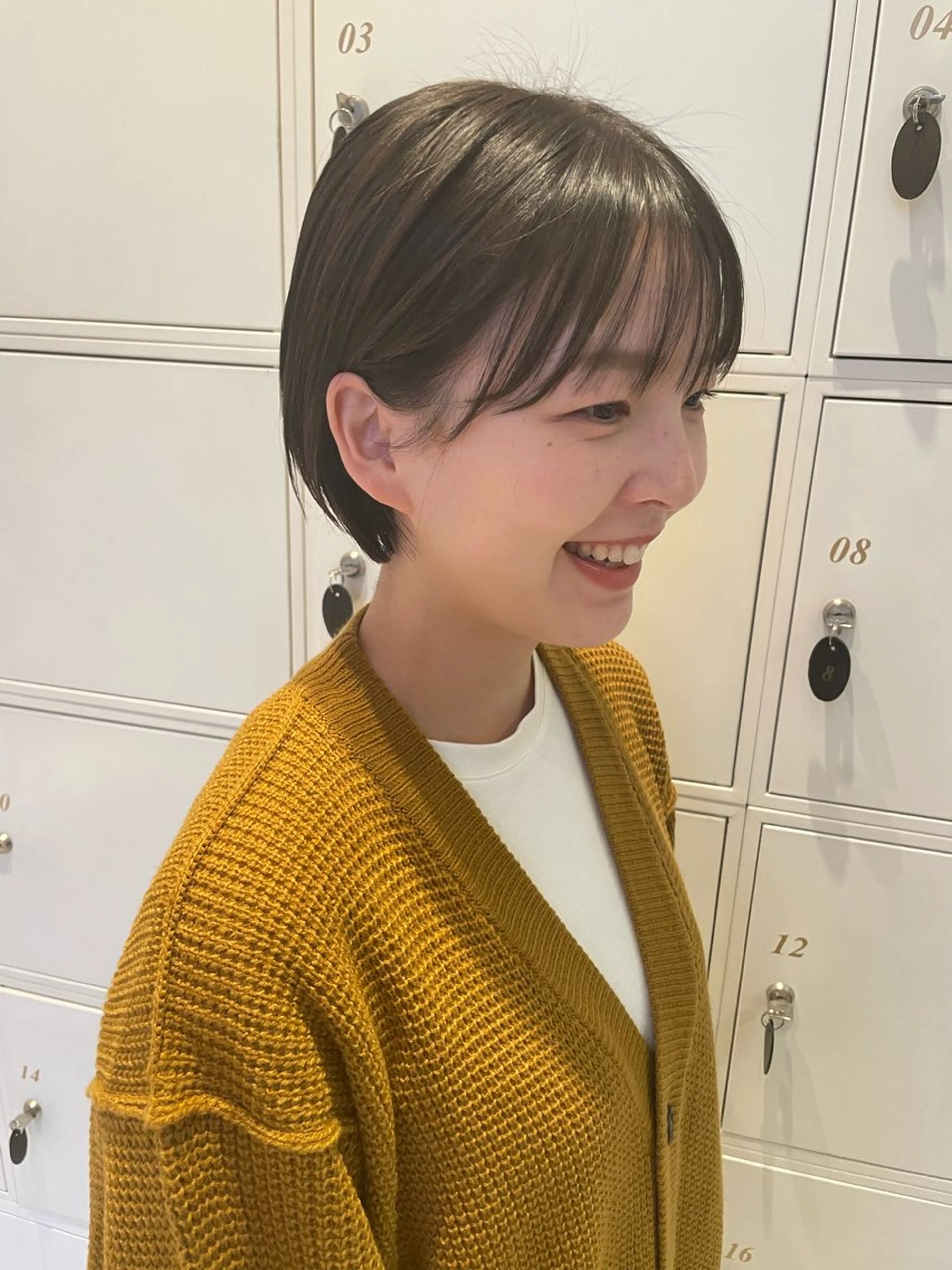 ショート パーマ ショートボブ ハンサムショート ボブ ショートヘア 鶴岡で縮毛矯正なら お任せ！ハヤシナオミのヘアスタイル