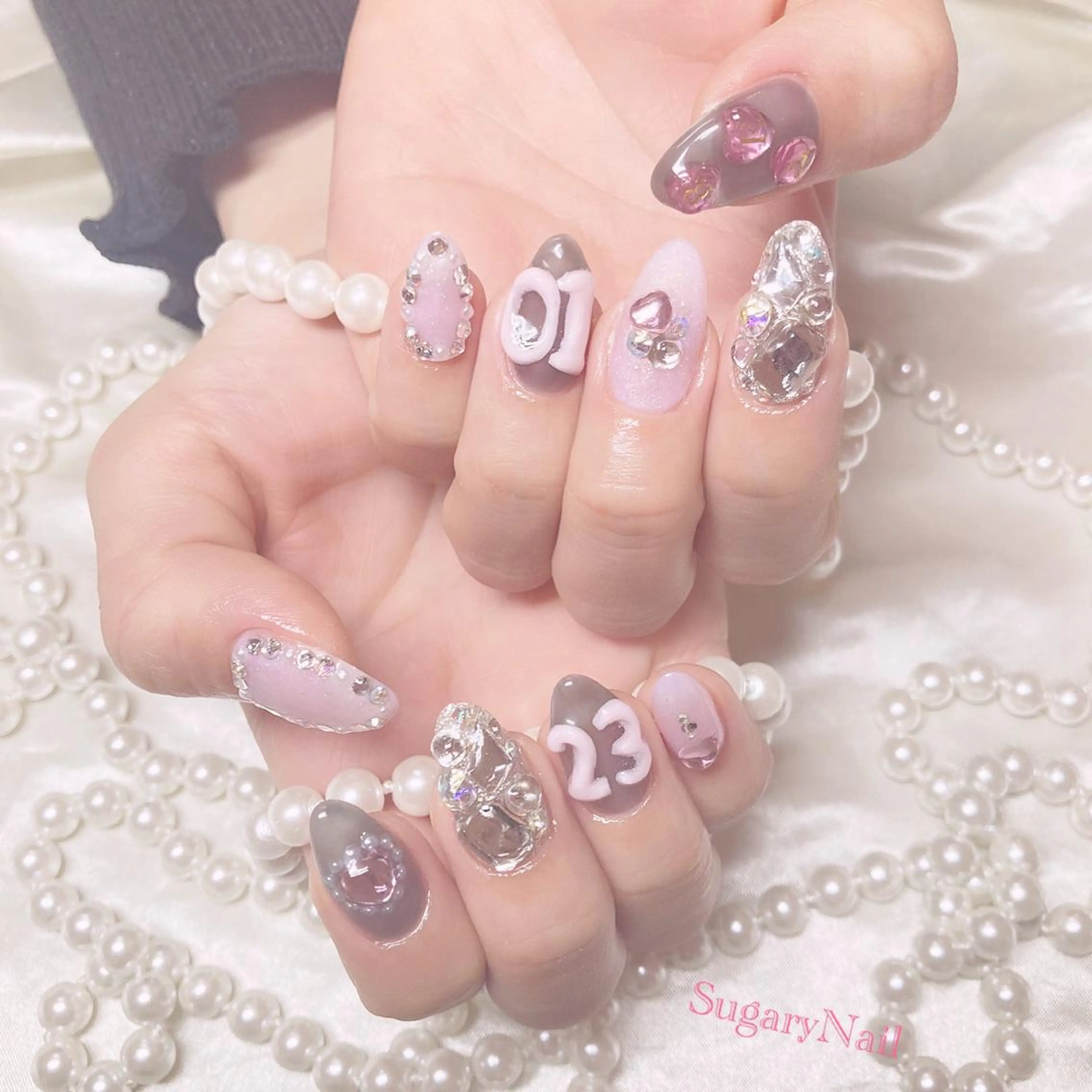 ネイル ハンドネイル フットネイル SugaryNail Rinaのネイルデザイン