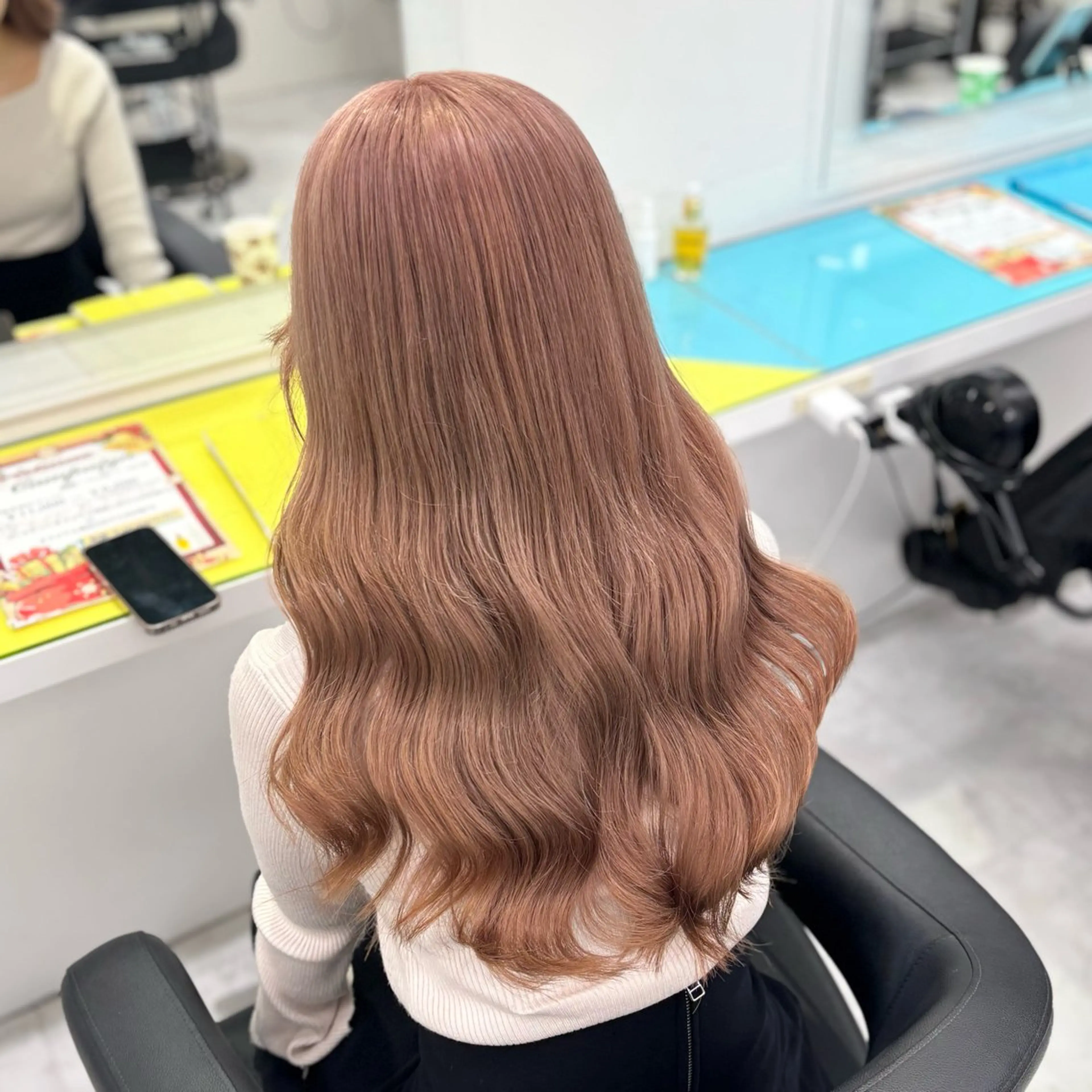 ミディアム カラー 🎀🧁ダメージレス 艶髪カラー🧁🎀のヘアスタイル