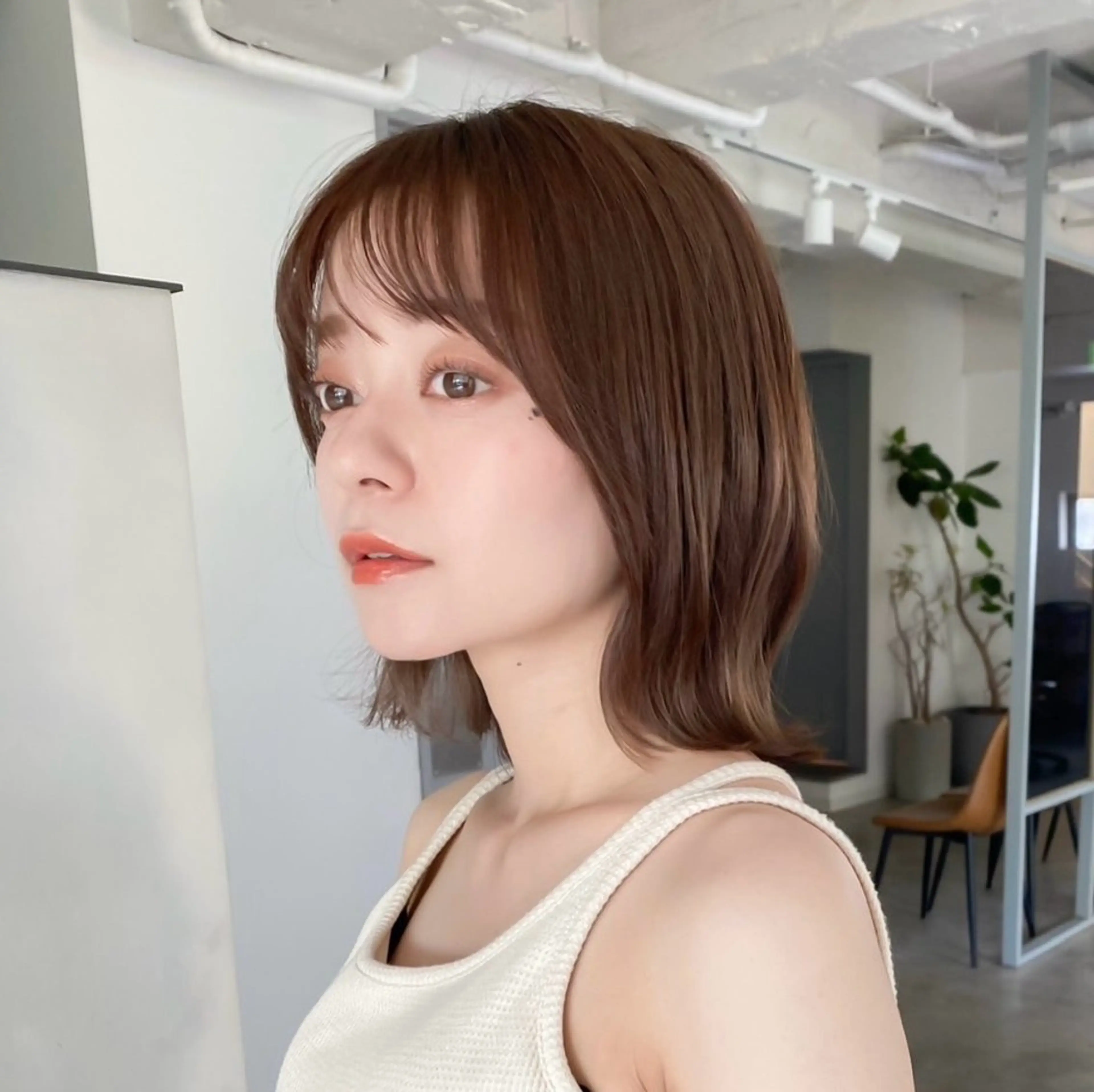 ショート カラー/レイヤー /カット泉谷七登のヘアスタイル