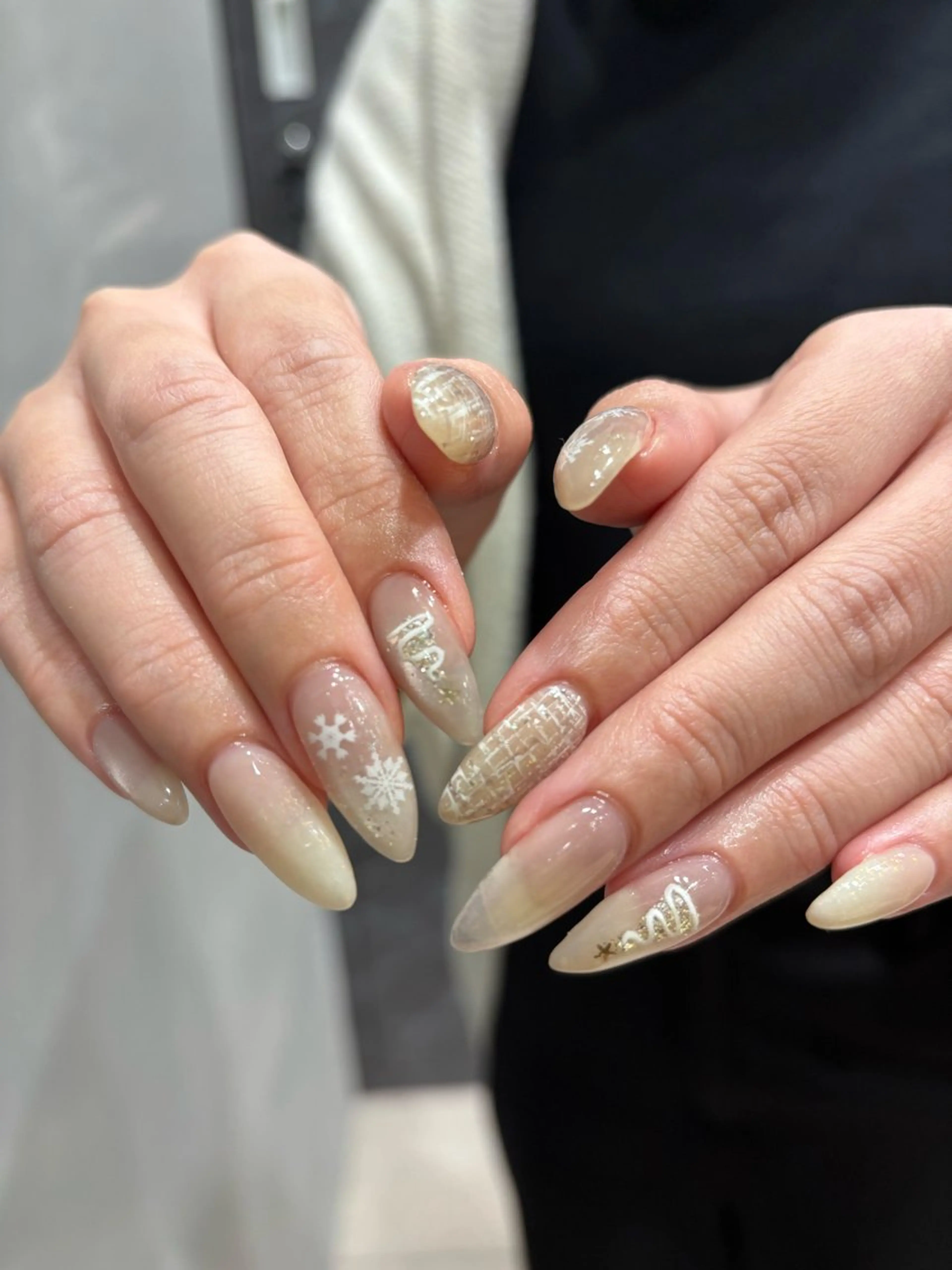 ネイル 冬ネイル クリスマス N° nail_ fuyukaのネイルデザイン