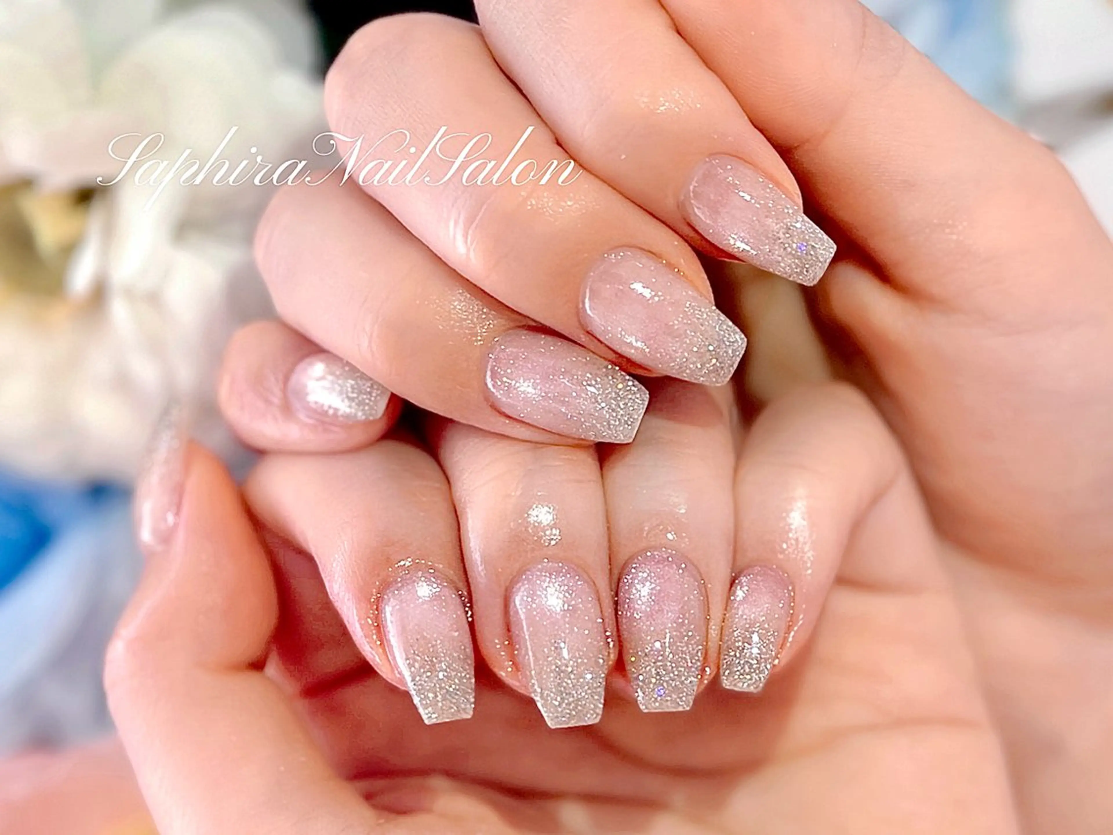 カラー ハンドネイル Saphiraネイル サロン錦糸町のネイルデザイン