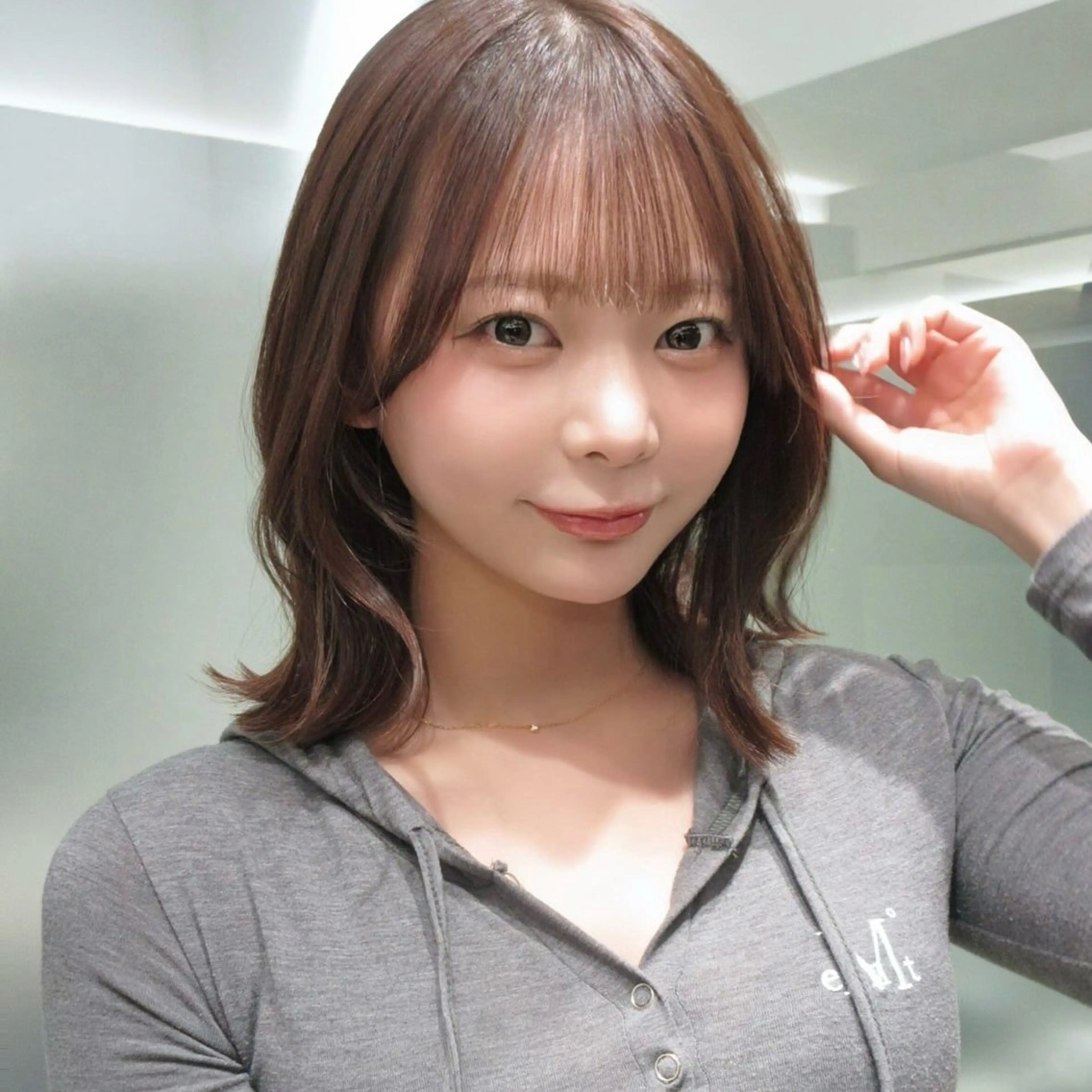 ミディアム 癖毛救済✂️ボブ /髪質改善ストレートのヘアスタイル