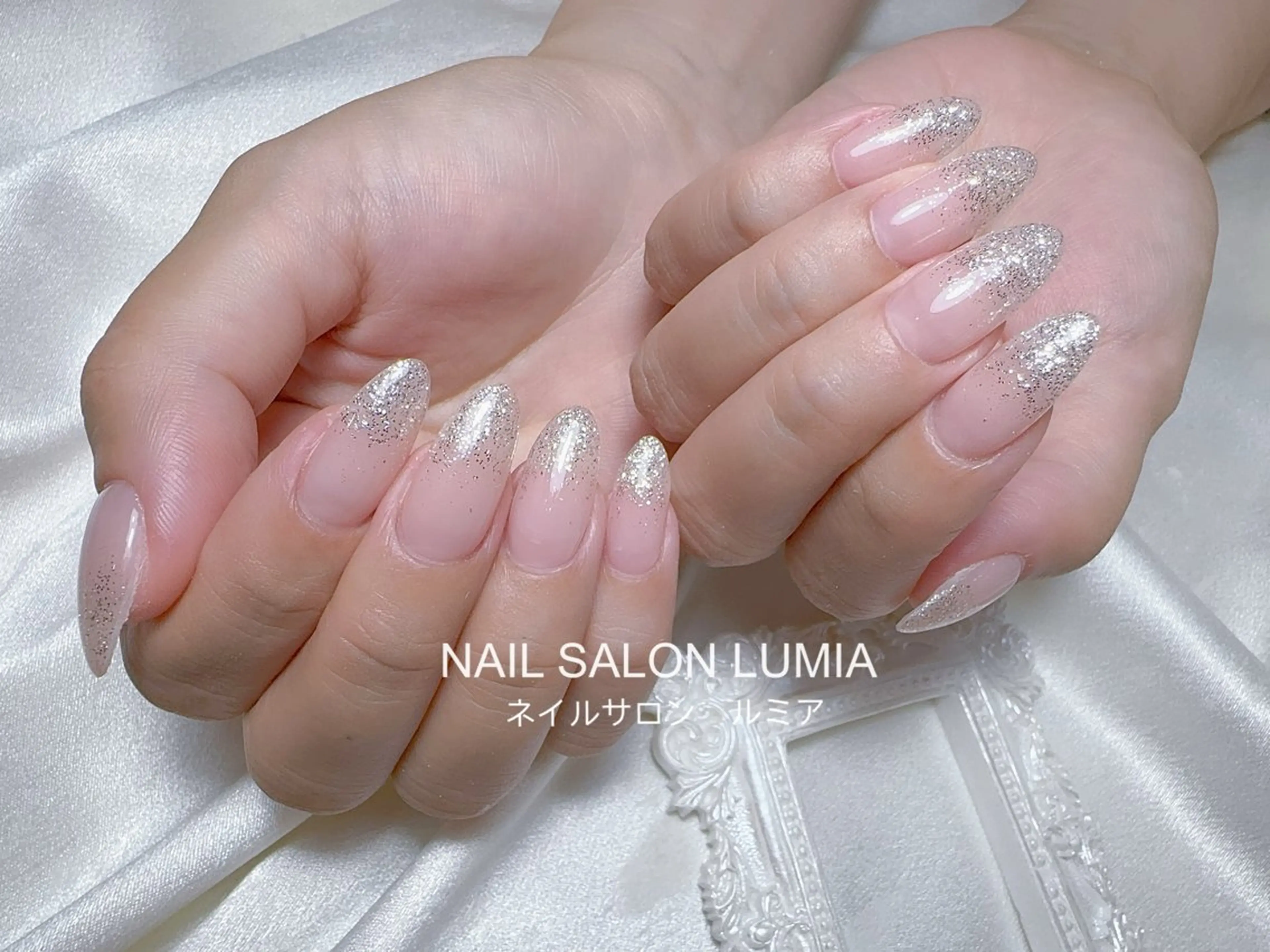 ネイル ラメ(グリッター) ハンドネイル ネイルサロン ルミア Lumia 店長のネイルデザイン