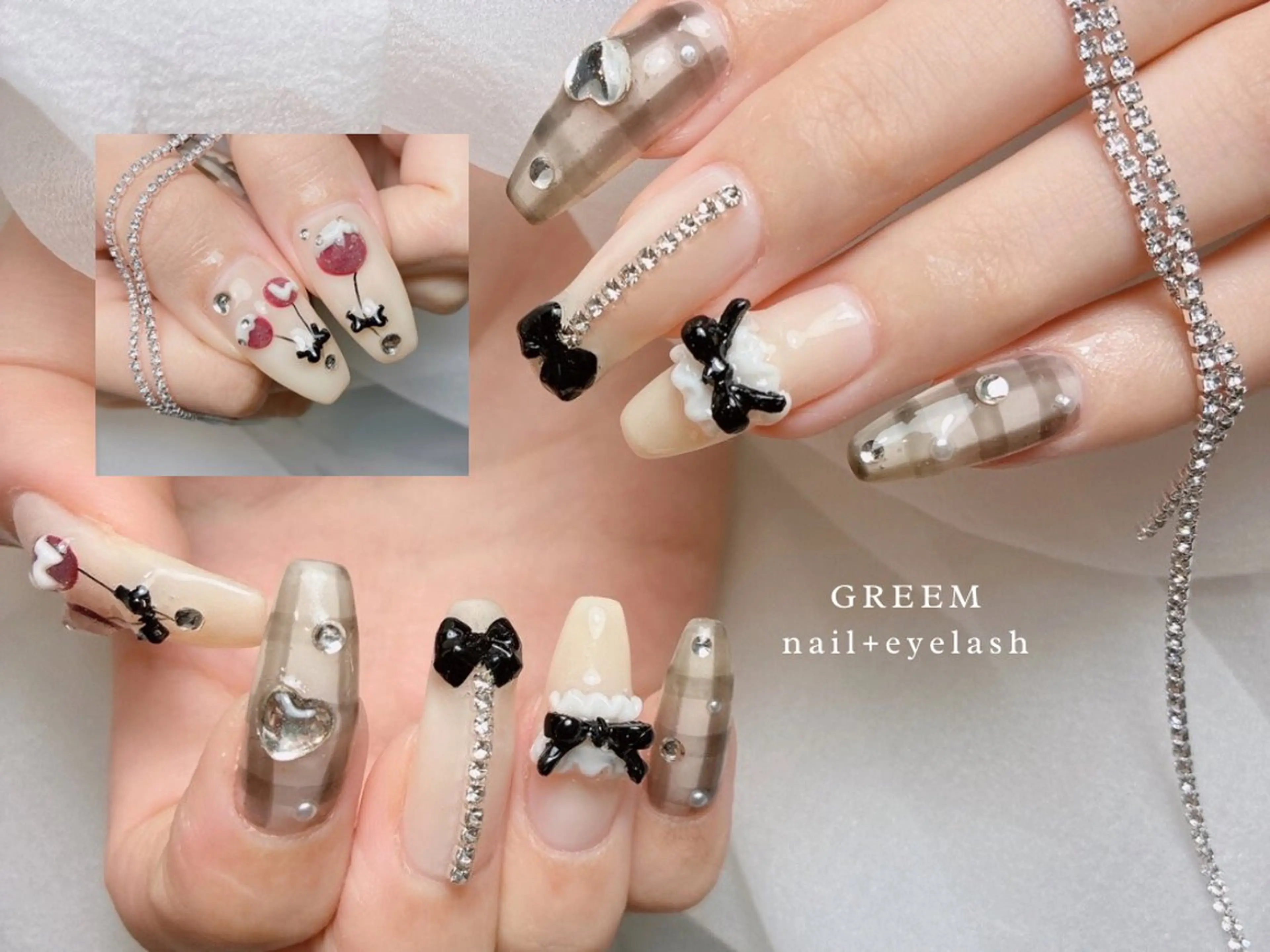 ネイル 韓国ネイル 冬ネイル ハンドネイル GREEM グリームのネイルデザイン